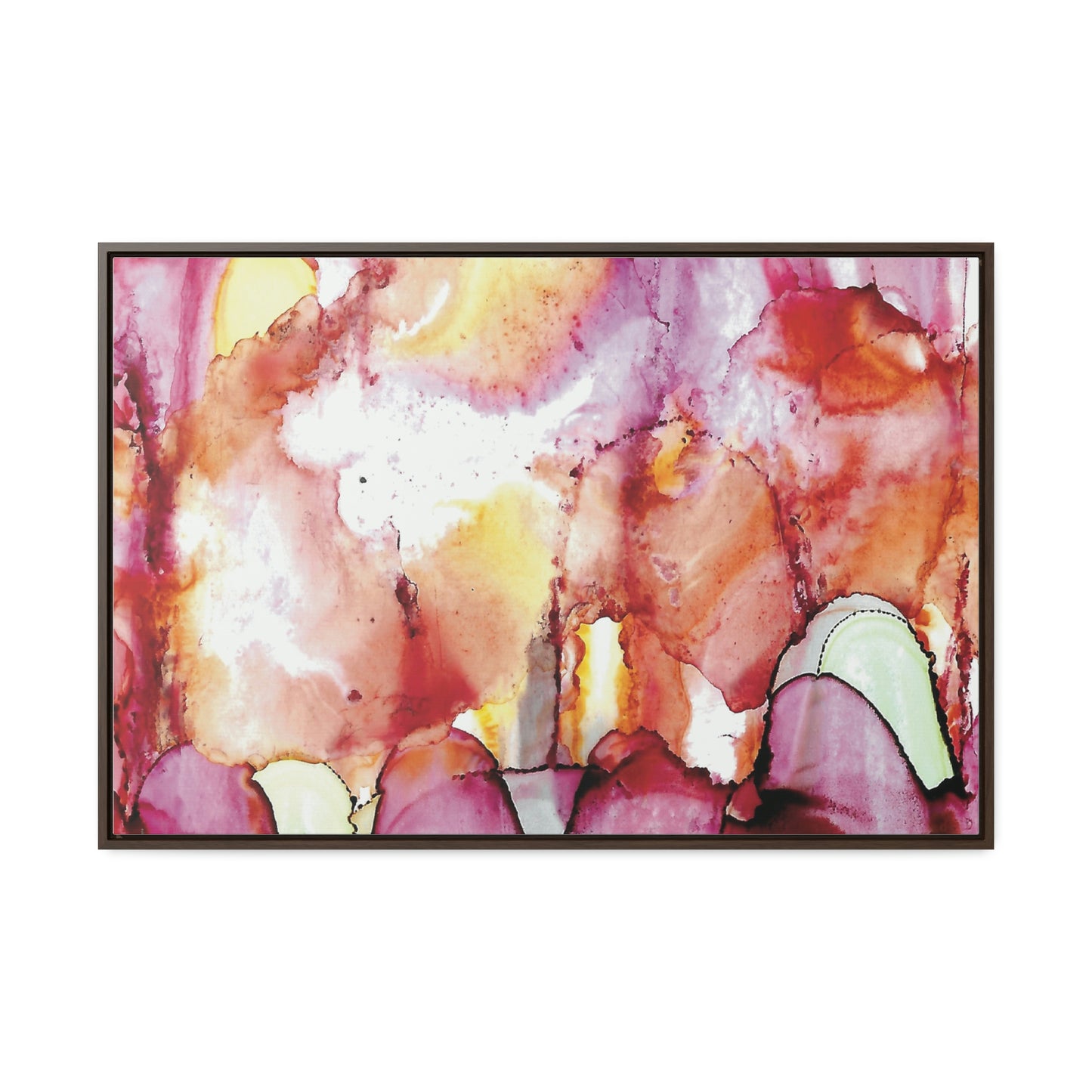 Off the Grid 12 Framed Canvas Print - Alja Design