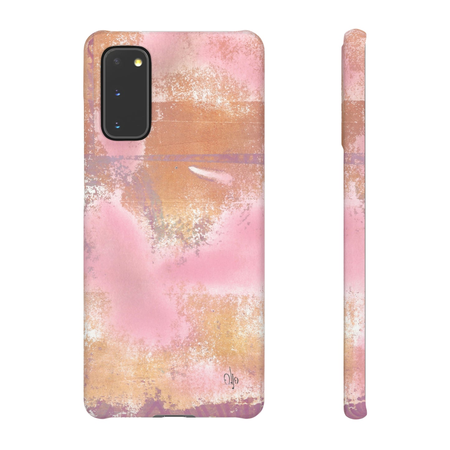 iPhone Samsung Galaxy Pixel5G Snap Case Phone Case Passionate Pink - Alja Design