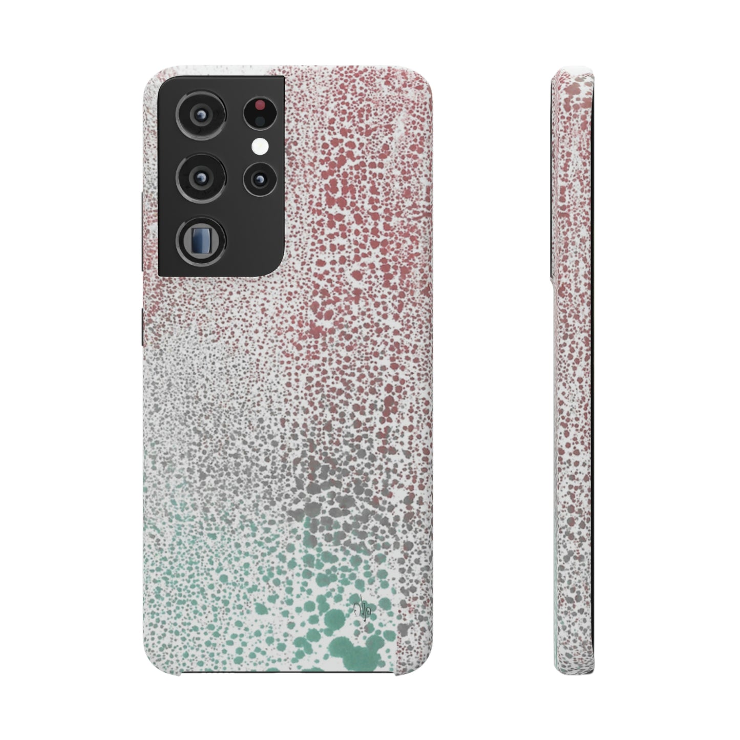 iPhone Samsung Galaxy Pixel5G Snap Case Phone Case Gradient Drip - Alja Design