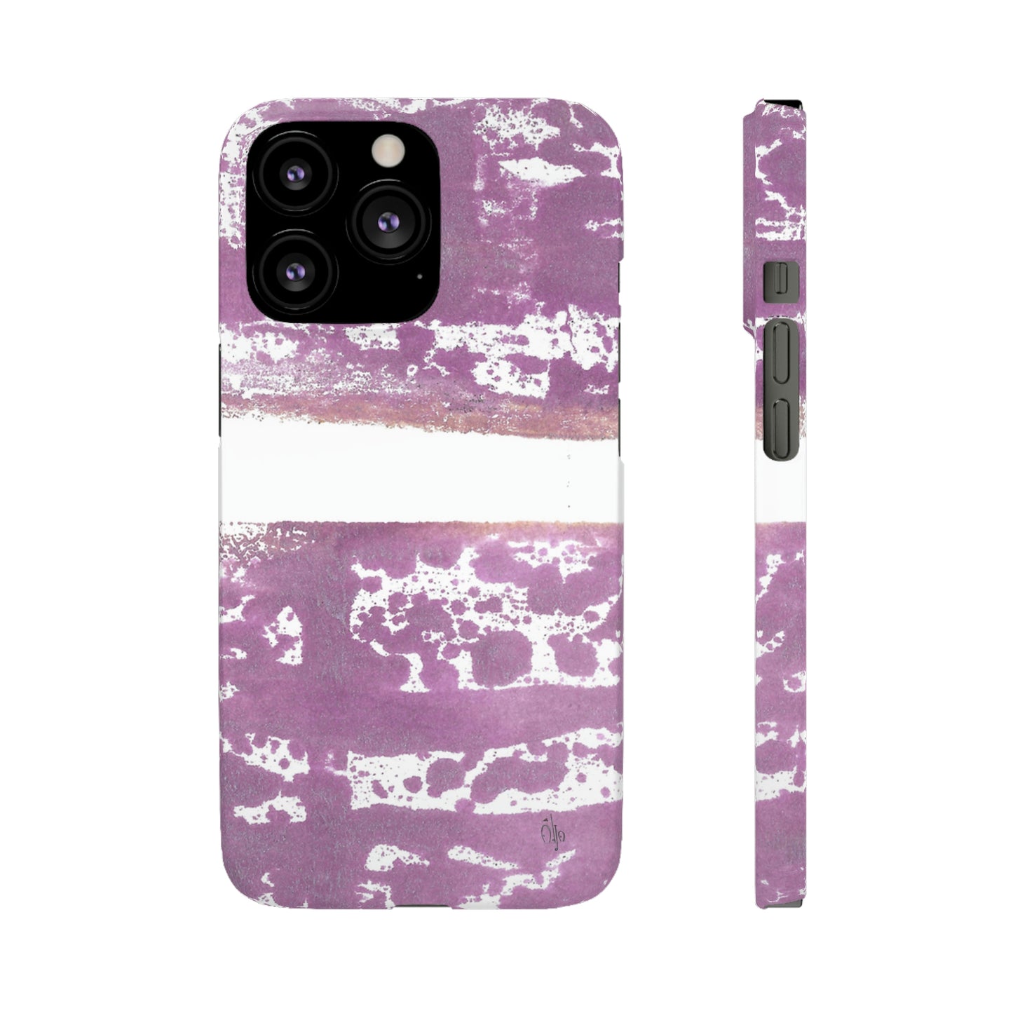 iPhone Samsung Galaxy Pixel5G Snap Case Phone Case Purple Horizon - Alja Design