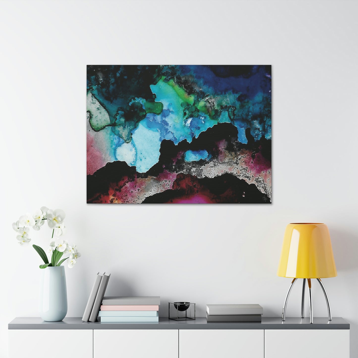 Inner Space 5 Canvas Print - Alja Design