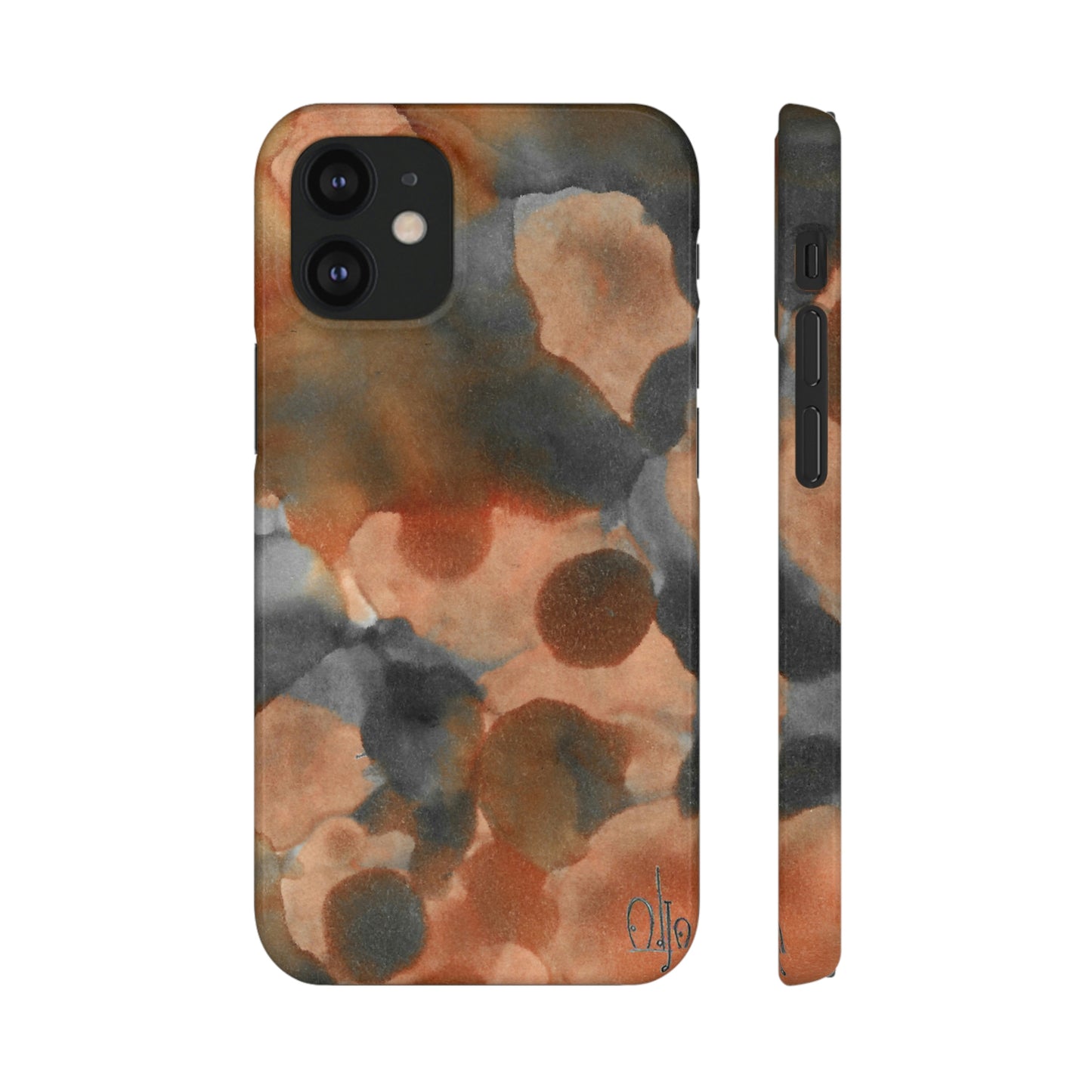 iPhone Samsung Galaxy Pixel5G Snap Case Phone Case Cool Magma - Alja Design