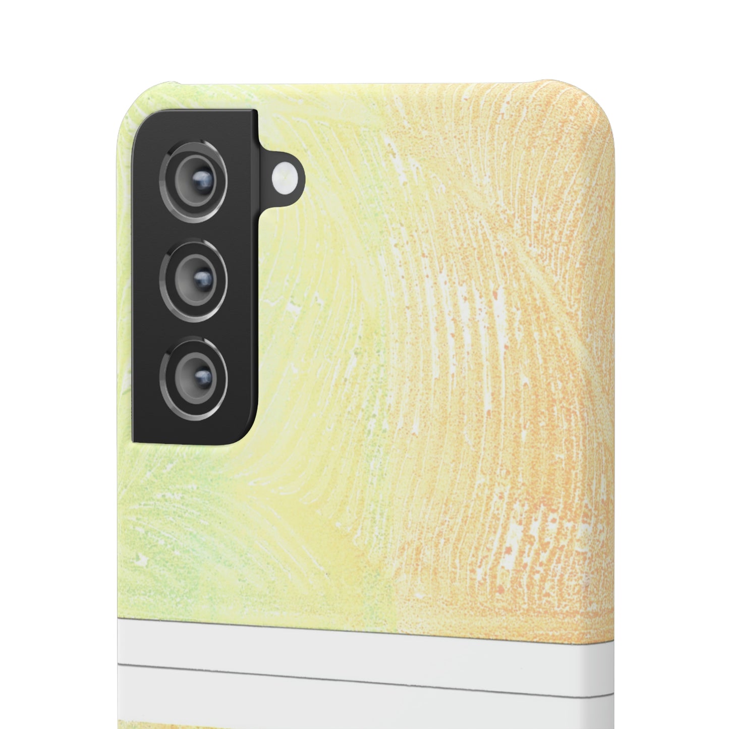 iPhone Samsung Galaxy Pixel5G Snap Case Phone Case Piña Colada with Tropical Waves - Alja Design