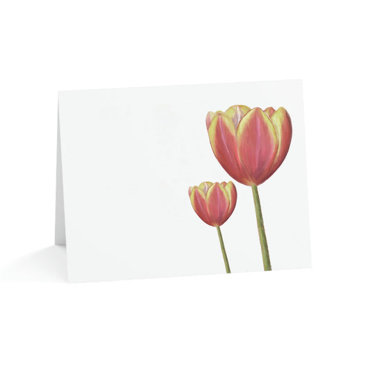 Tulips Folded Greeting Card