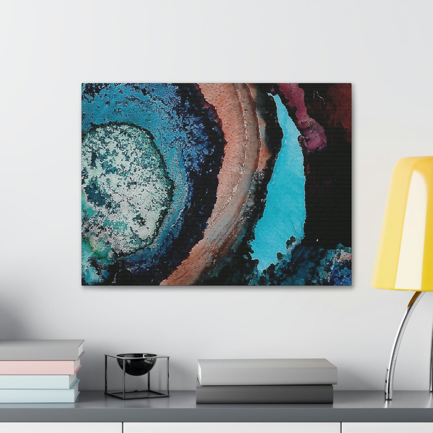 Inner Space 10 Canvas Print - Alja Design