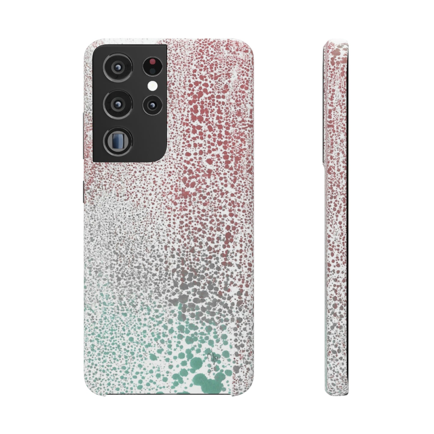 iPhone Samsung Galaxy Pixel5G Snap Case Phone Case Gradient Drip - Alja Design
