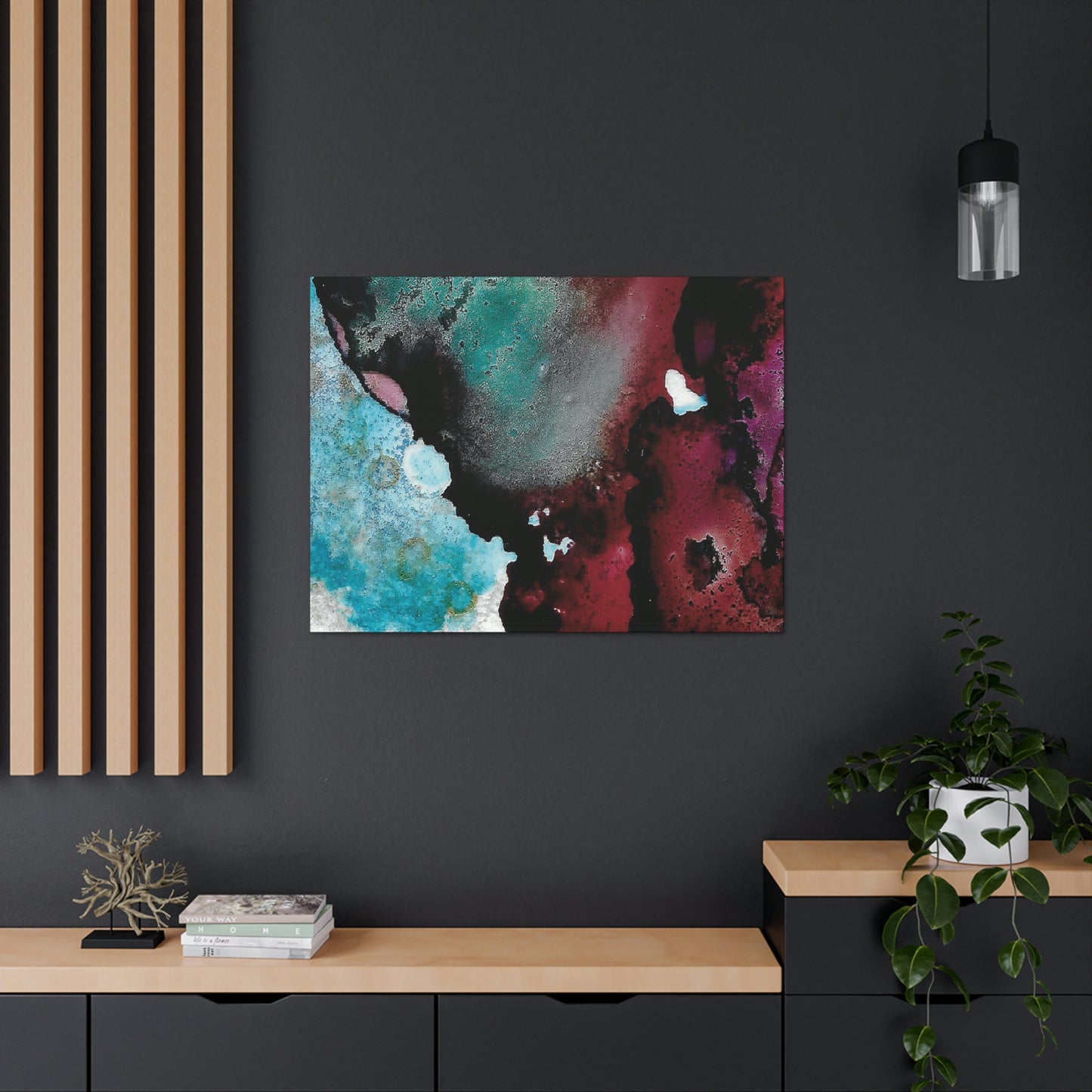 Inner Space 6 Canvas Print - Alja Design