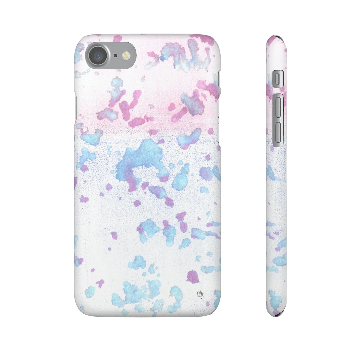 iPhone Samsung Galaxy Pixel5G Snap Case Phone Case Mineral Splashes - Alja Design