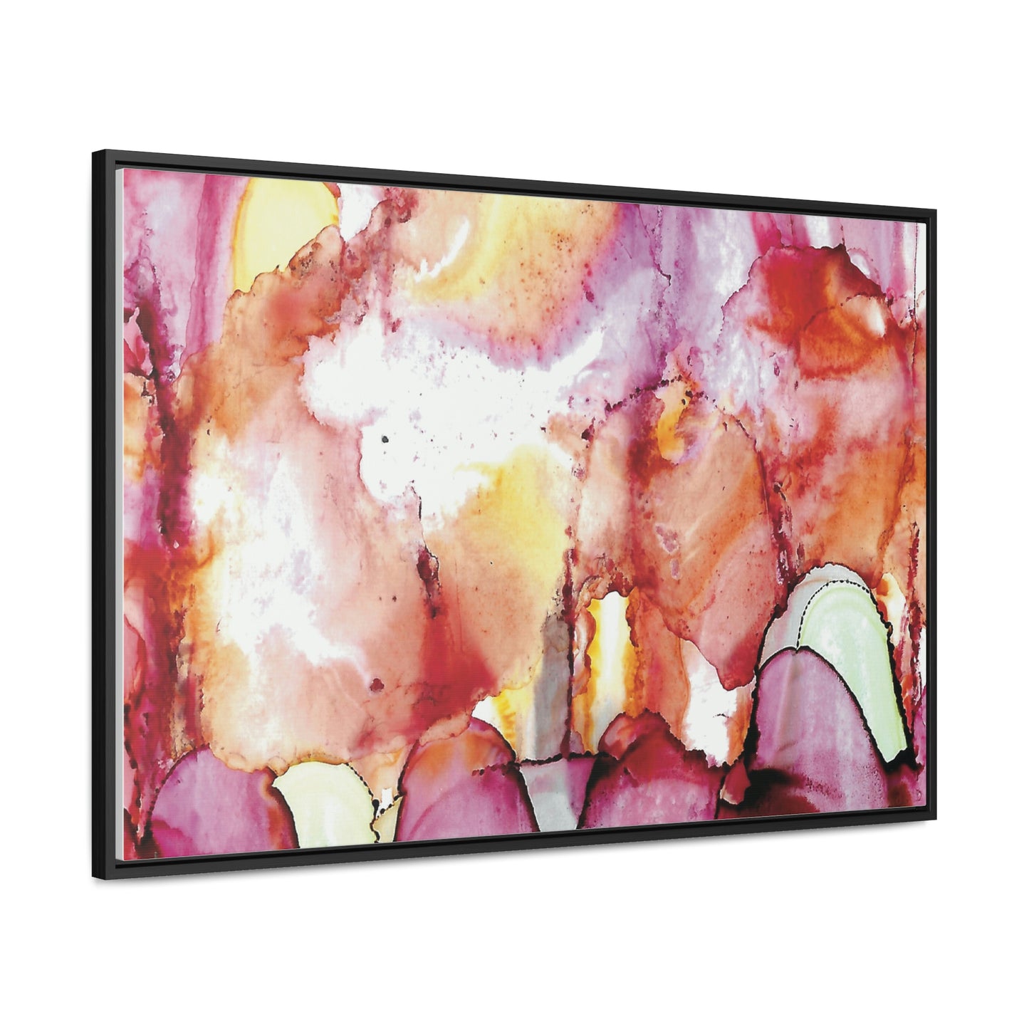 Off the Grid 12 Framed Canvas Print - Alja Design