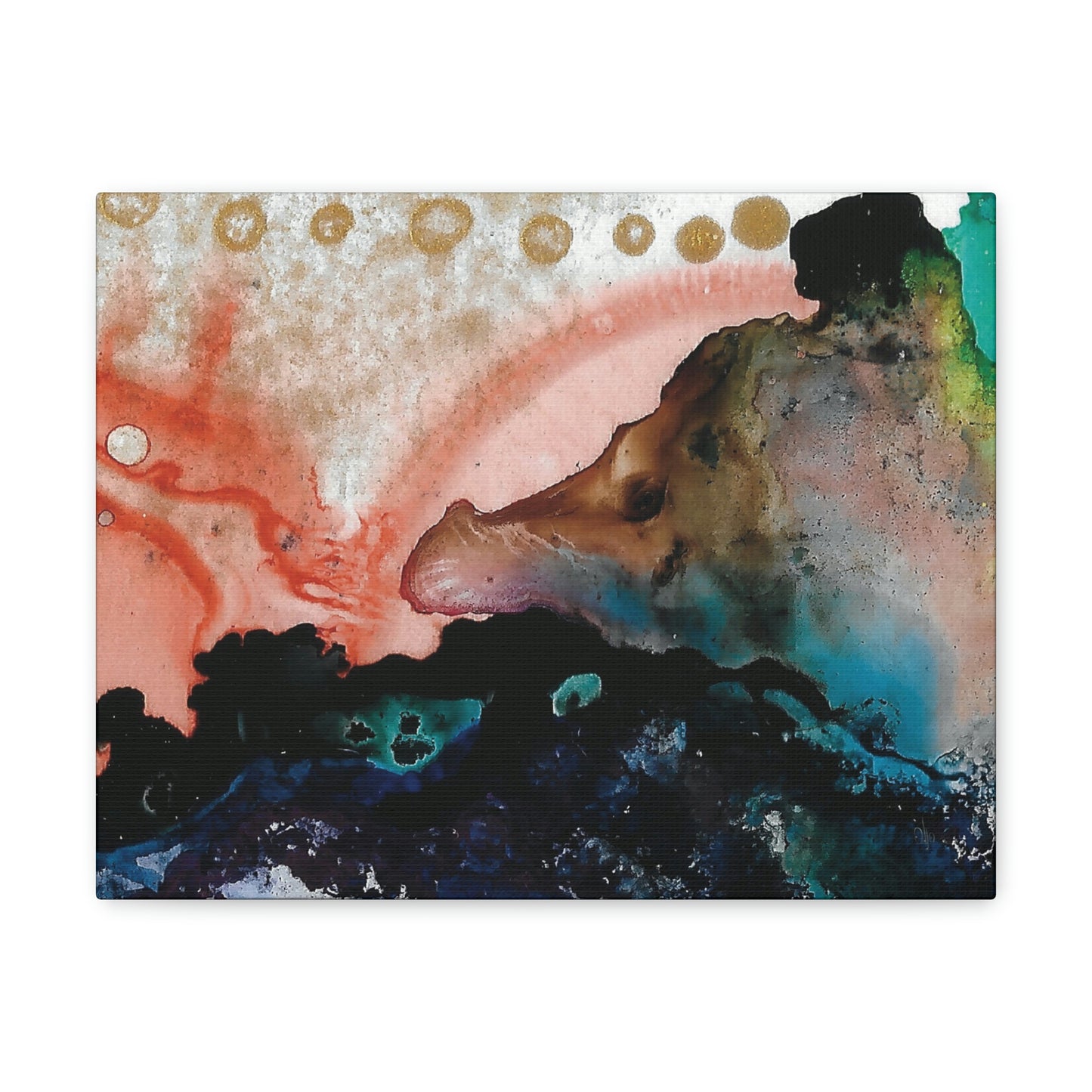 Inner Space 14 Canvas Print - Alja Design