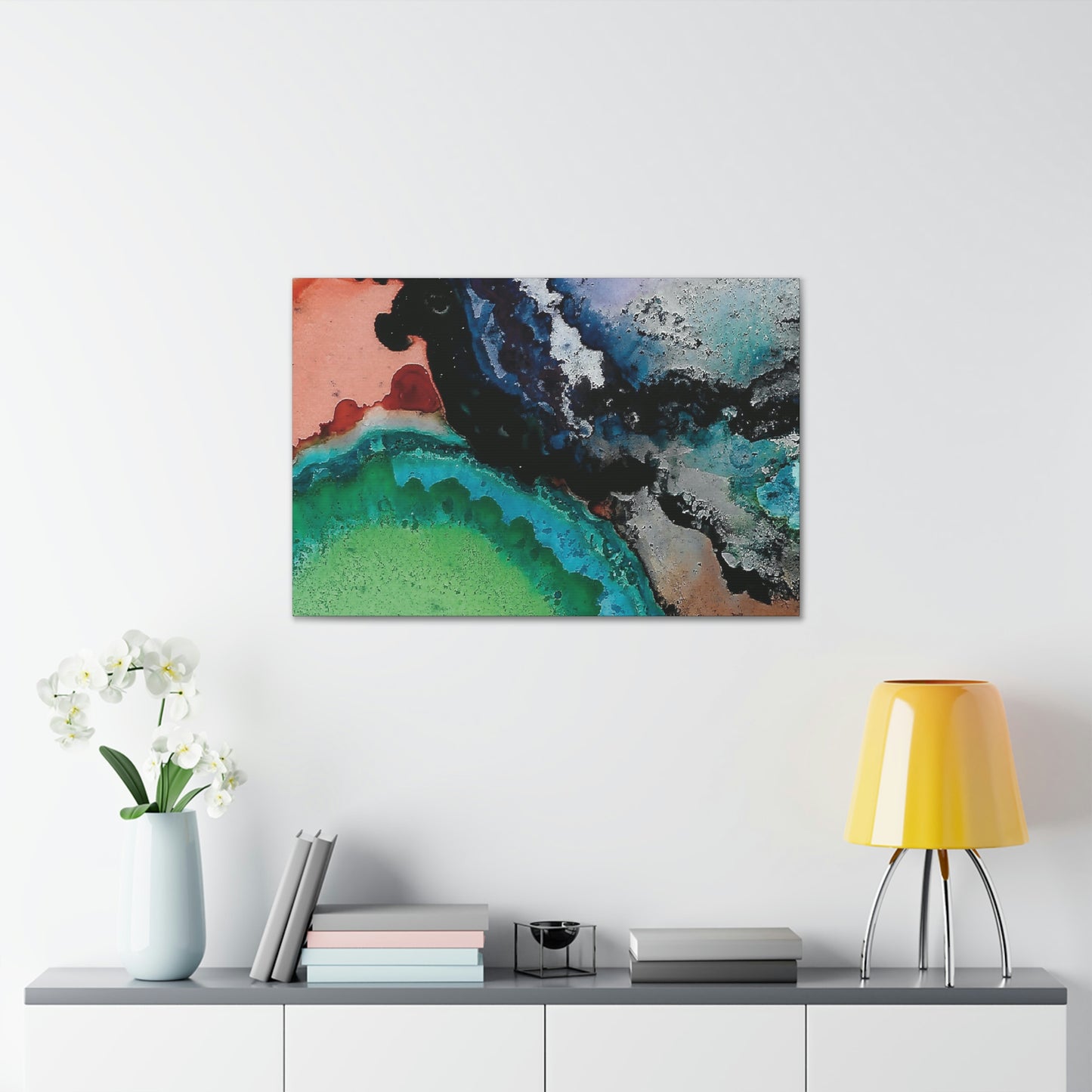 Inner Space 13 Canvas Print - Alja Design