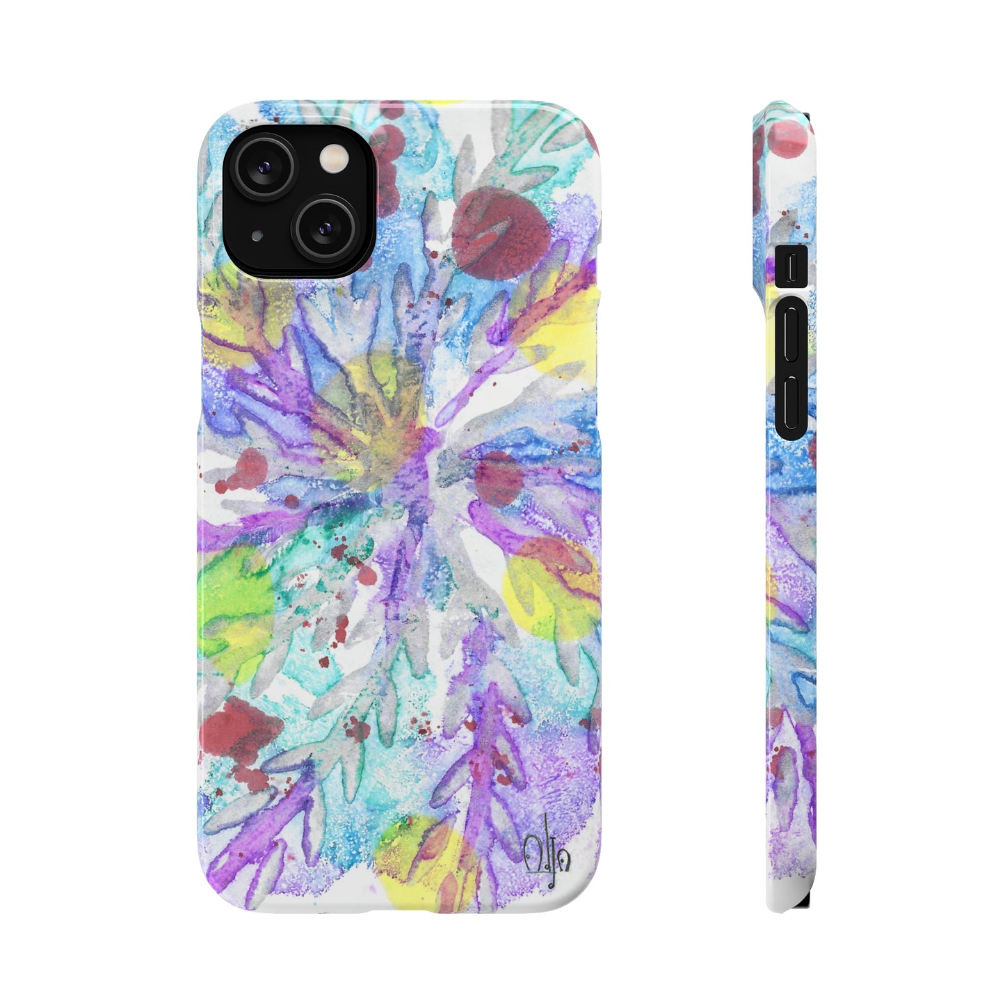 iPhone Samsung Galaxy Pixel5G Snap Case Phone Case Winter Colors - Alja Design