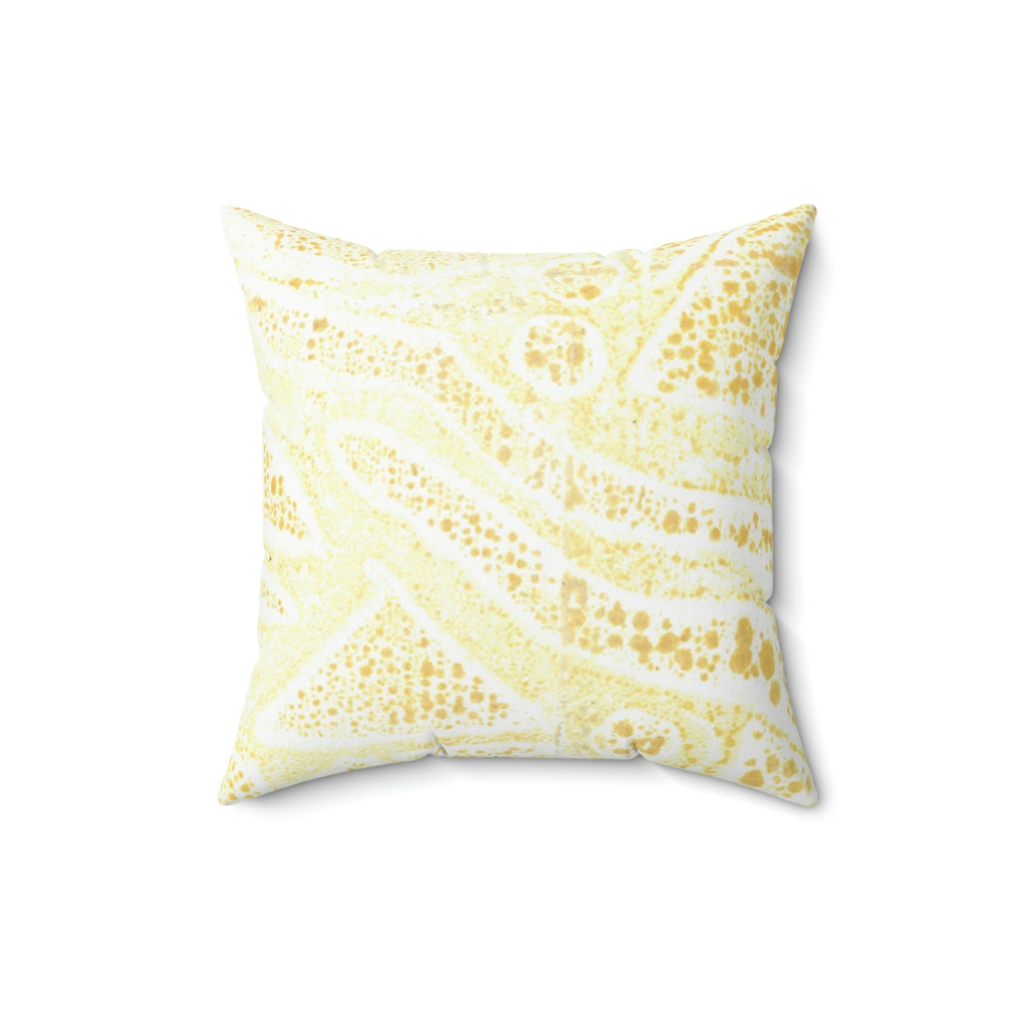 Light Yellow Grain Square Pillow - Alja Design