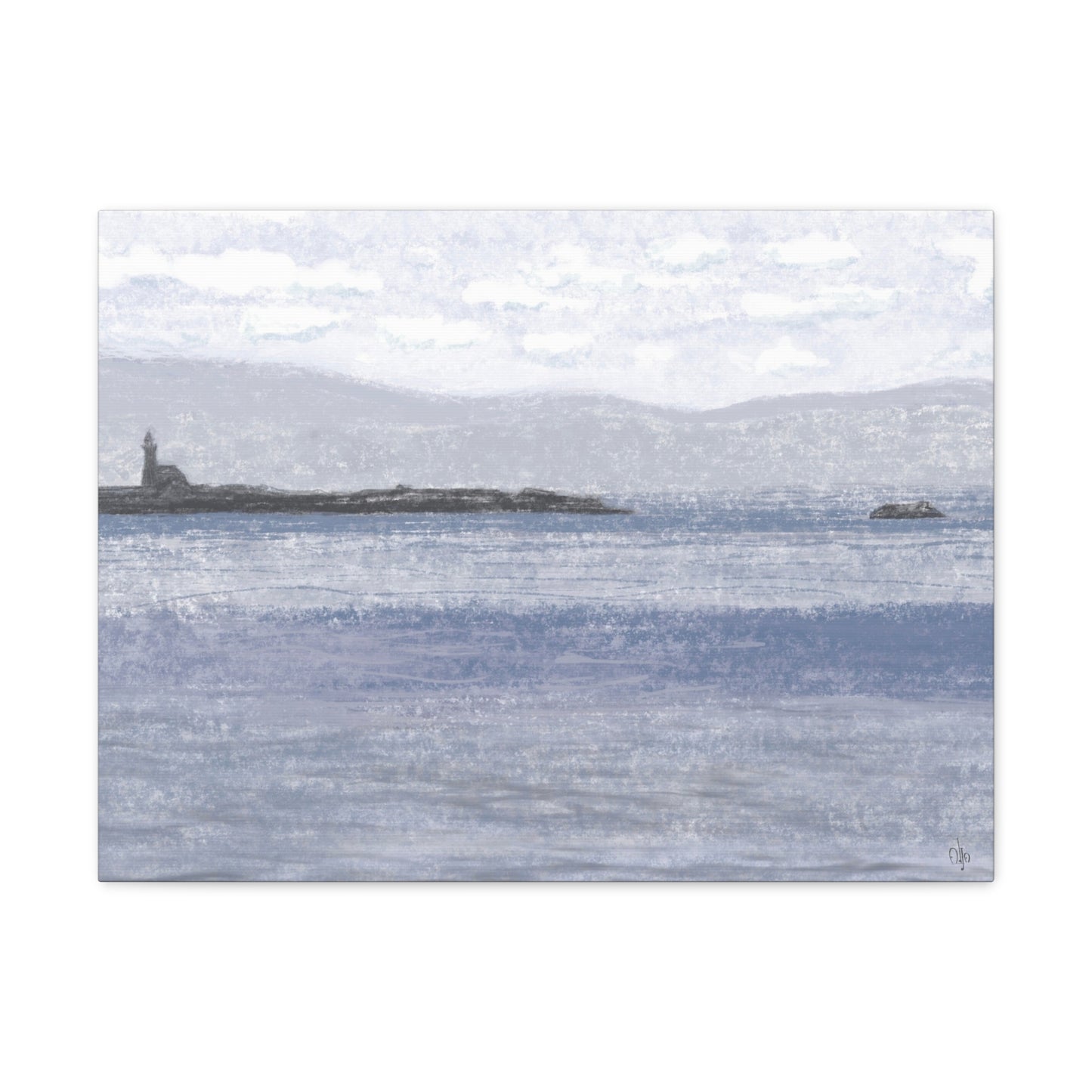 Lighthouse Point Canvas Print - Alja Design