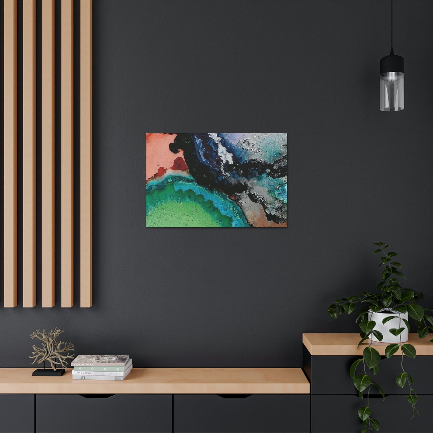 Inner Space 13 Canvas Print - Alja Design