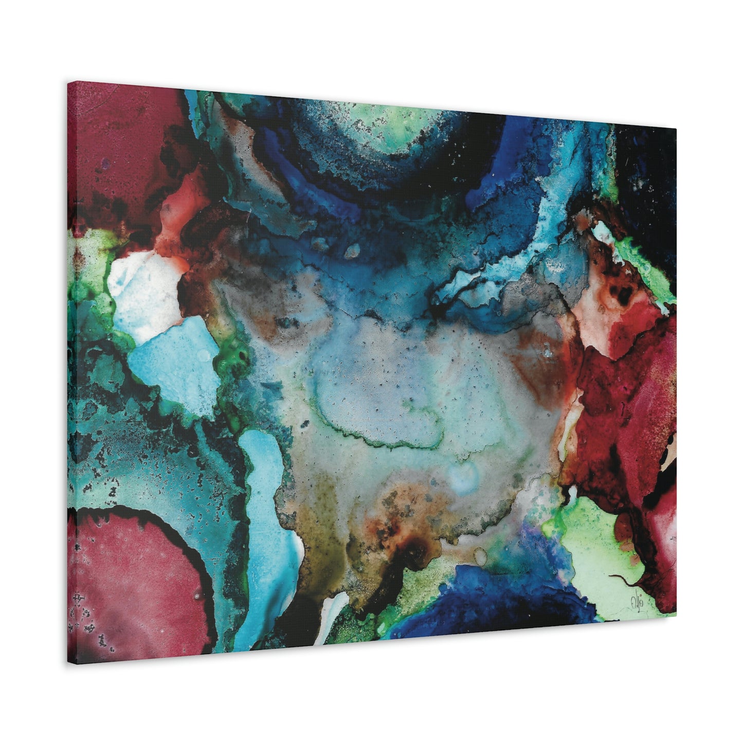 Inner Space 19 Canvas Print - Alja Design