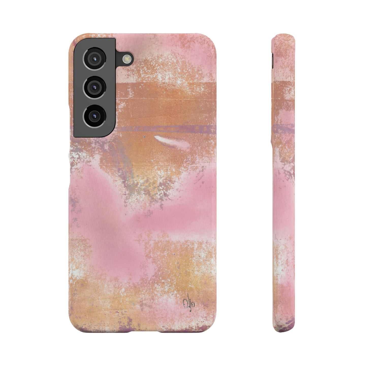 iPhone Samsung Galaxy Pixel5G Snap Case Phone Case Passionate Pink - Alja Design