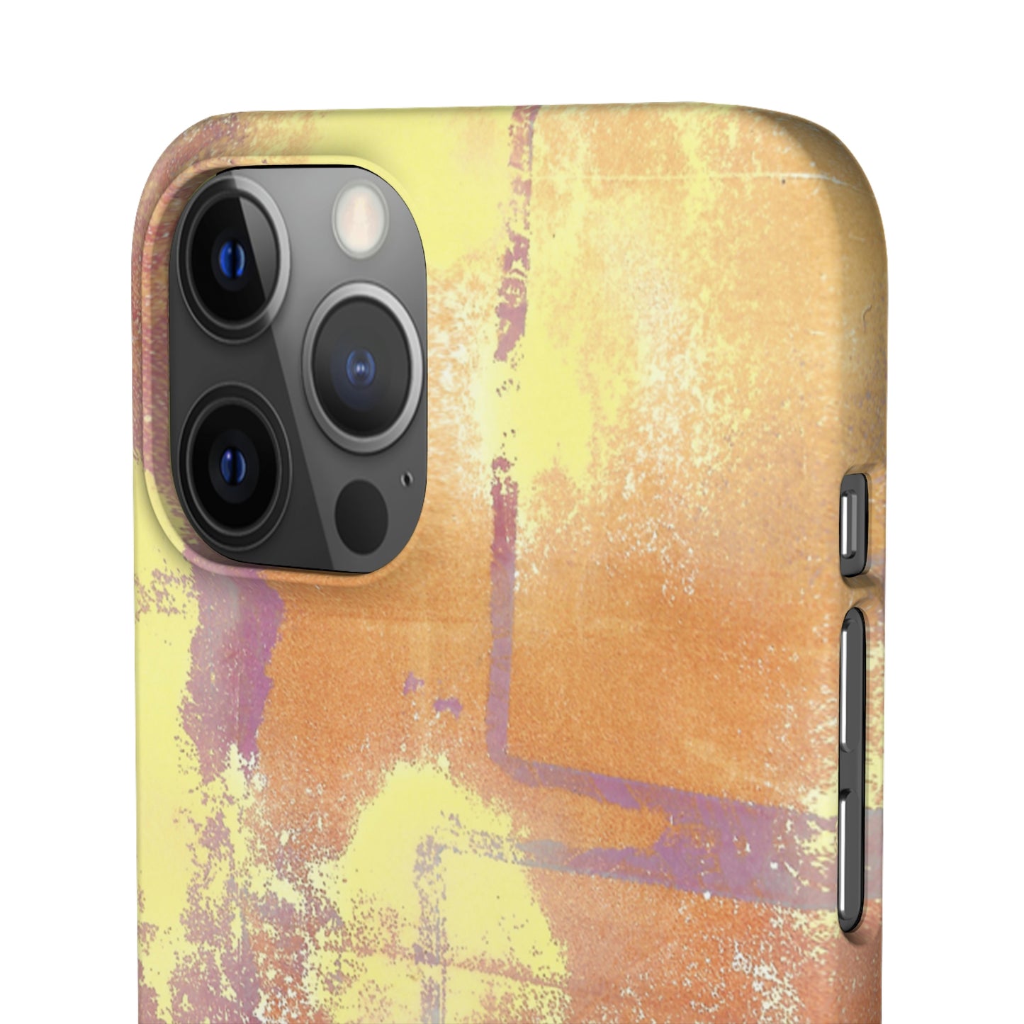 iPhone Samsung Galaxy Pixel5G Snap Case Phone Case Passionate Orange - Alja Design