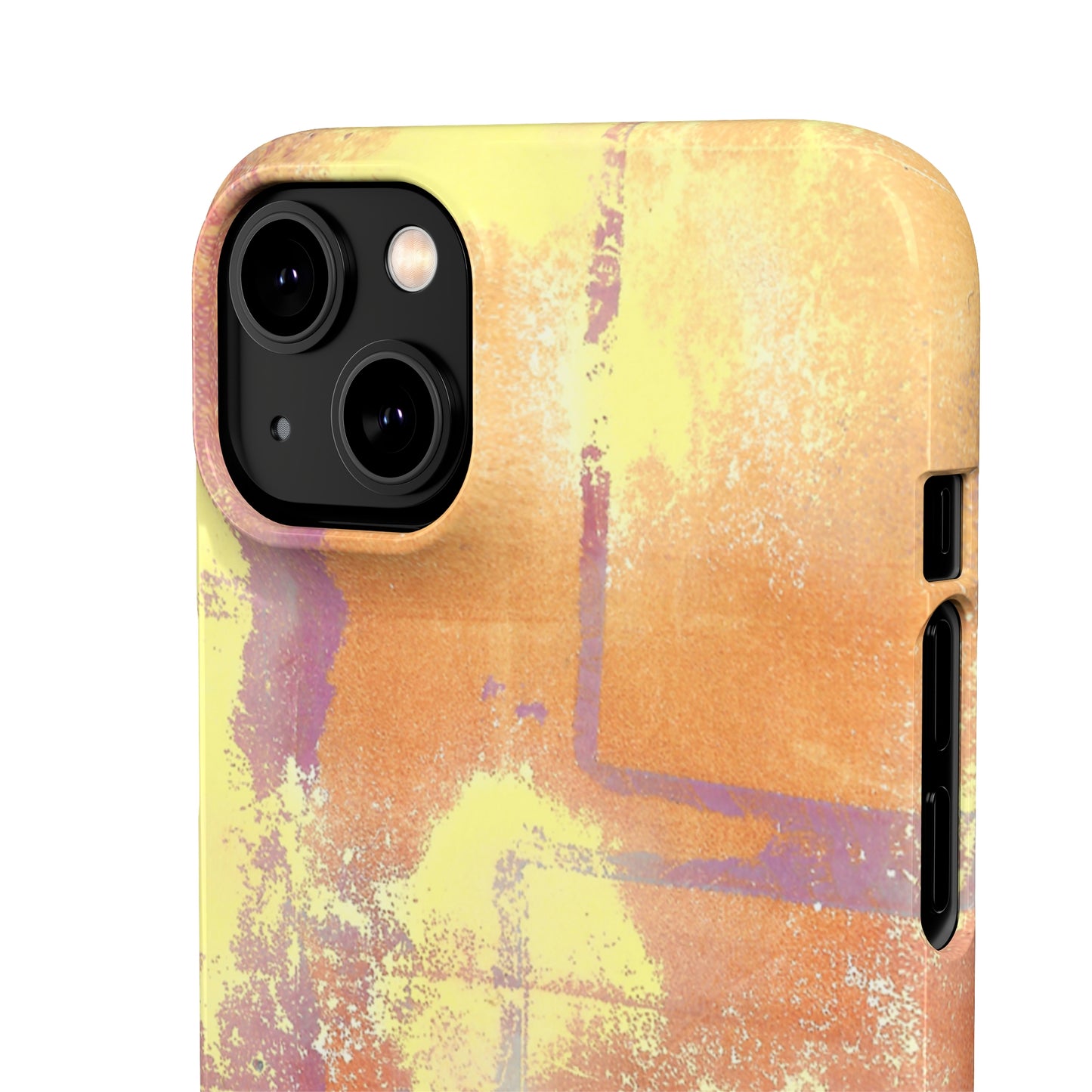 iPhone Samsung Galaxy Pixel5G Snap Case Phone Case Passionate Orange - Alja Design