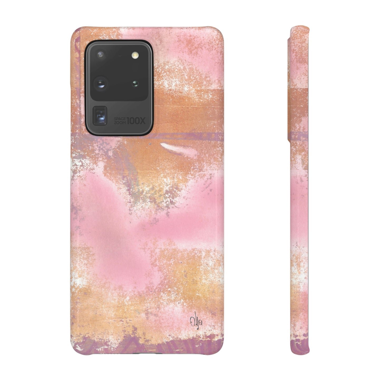 iPhone Samsung Galaxy Pixel5G Snap Case Phone Case Passionate Pink - Alja Design
