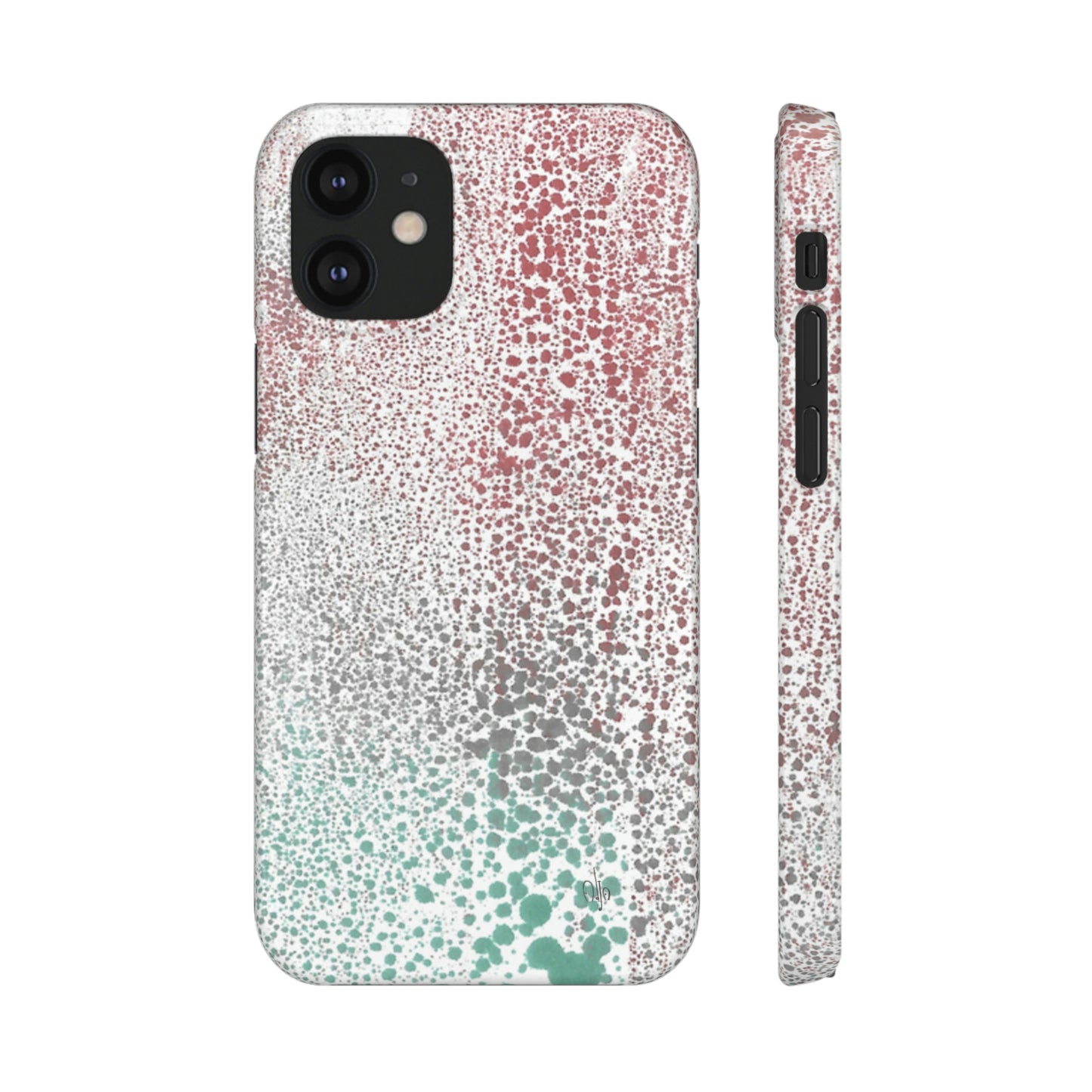 iPhone Samsung Galaxy Pixel5G Snap Case Phone Case Gradient Drip - Alja Design