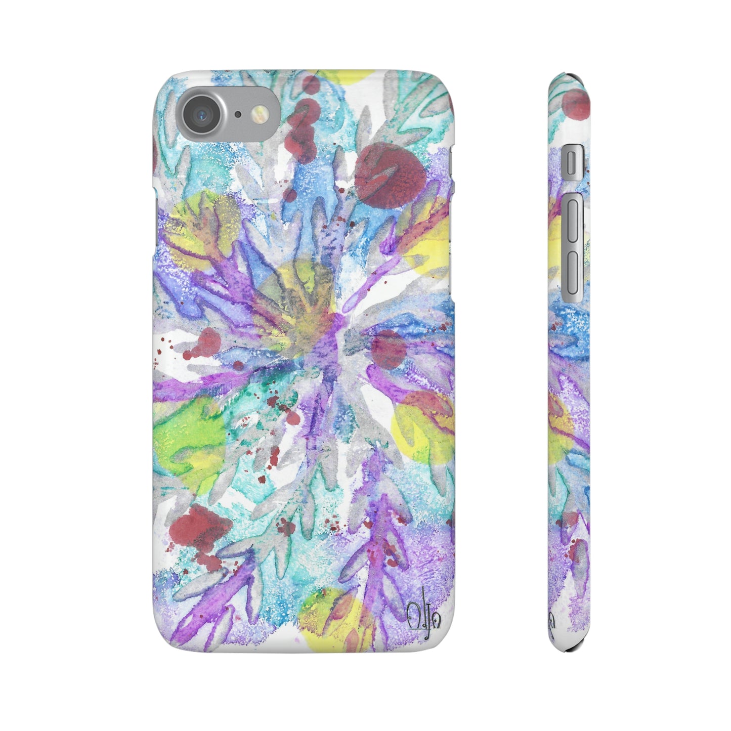 iPhone Samsung Galaxy Pixel5G Snap Case Phone Case Winter Colors - Alja Design