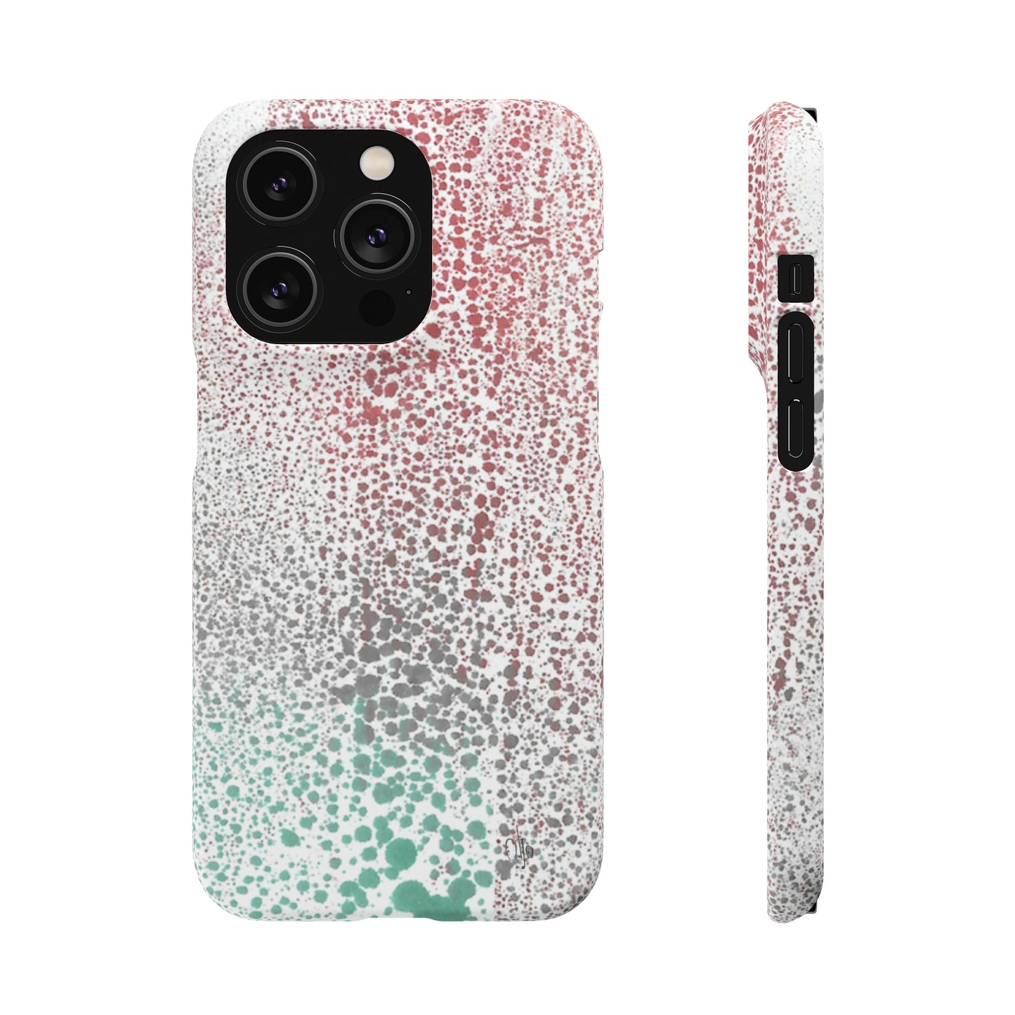 iPhone Samsung Galaxy Pixel5G Snap Case Phone Case Gradient Drip - Alja Design