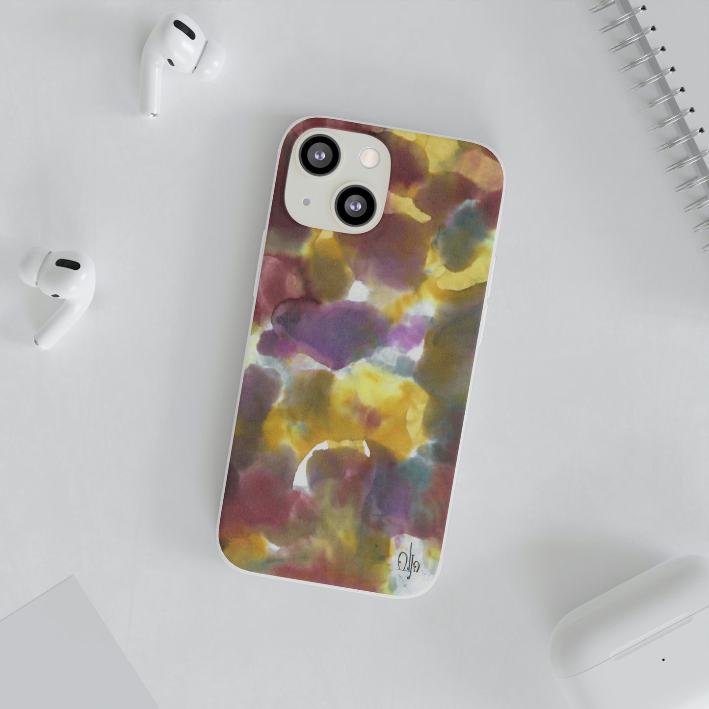 iPhone and Samsung Galaxy Flexi Phone Case Summer Clouds - Alja Design