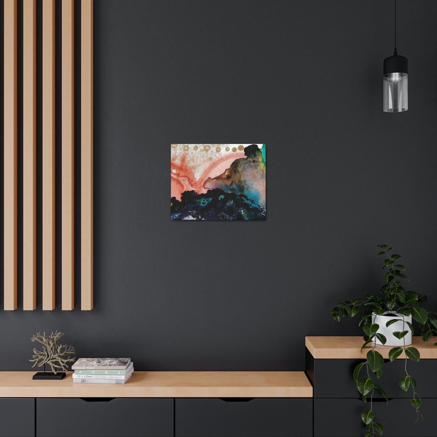 Inner Space 14 Canvas Print - Alja Design
