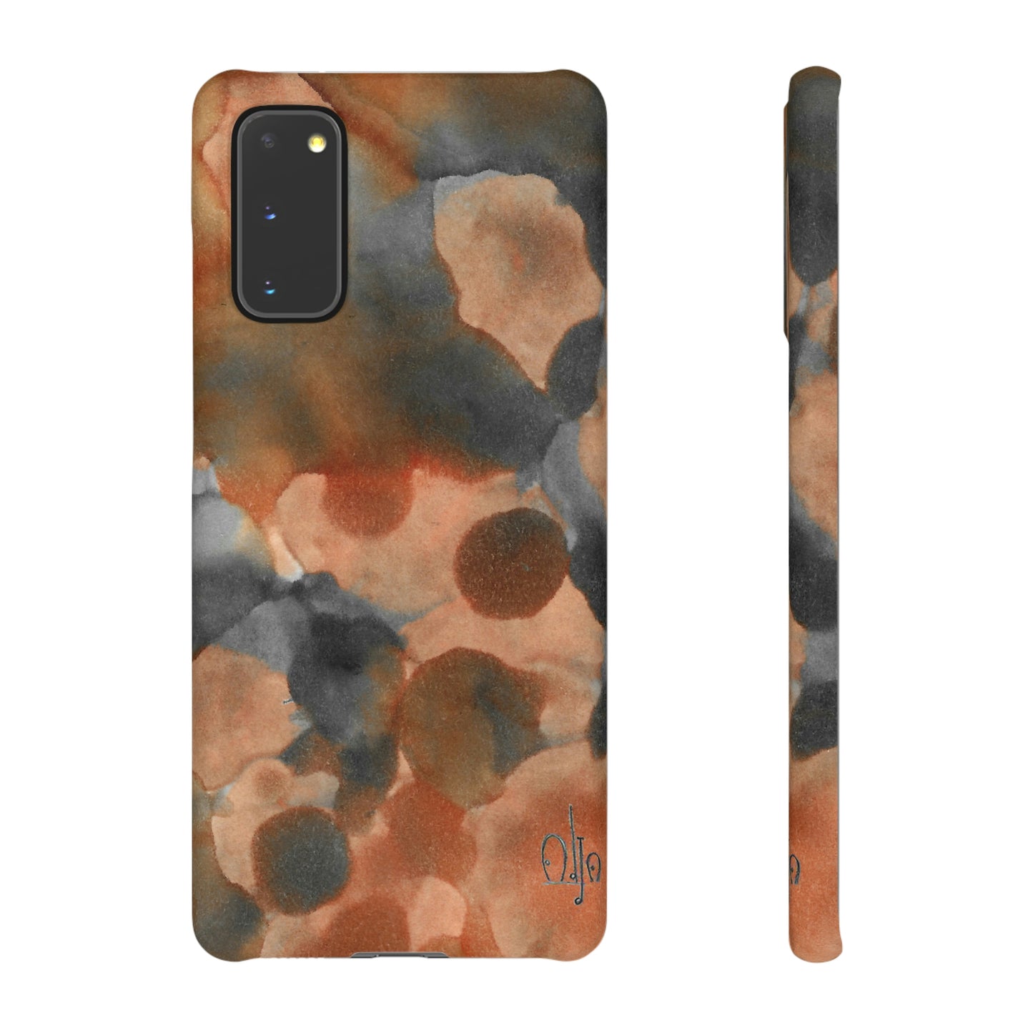 iPhone Samsung Galaxy Pixel5G Snap Case Phone Case Cool Magma - Alja Design