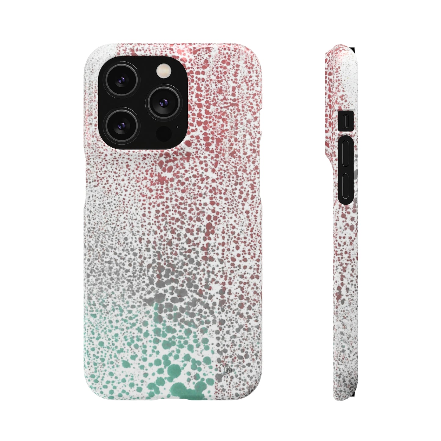 iPhone Samsung Galaxy Pixel5G Snap Case Phone Case Gradient Drip - Alja Design