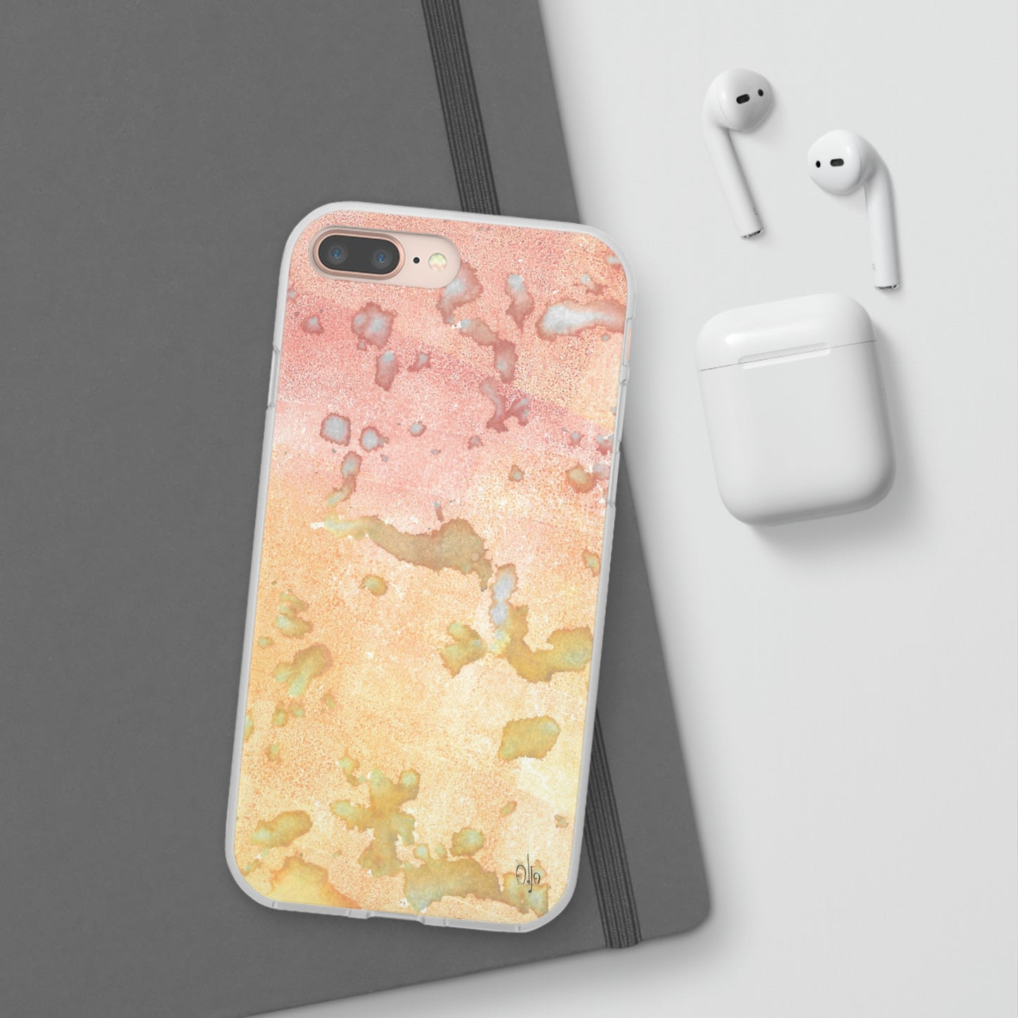 iPhone and Samsung Galaxy Flexi Phone Case Red Planet - Alja Design