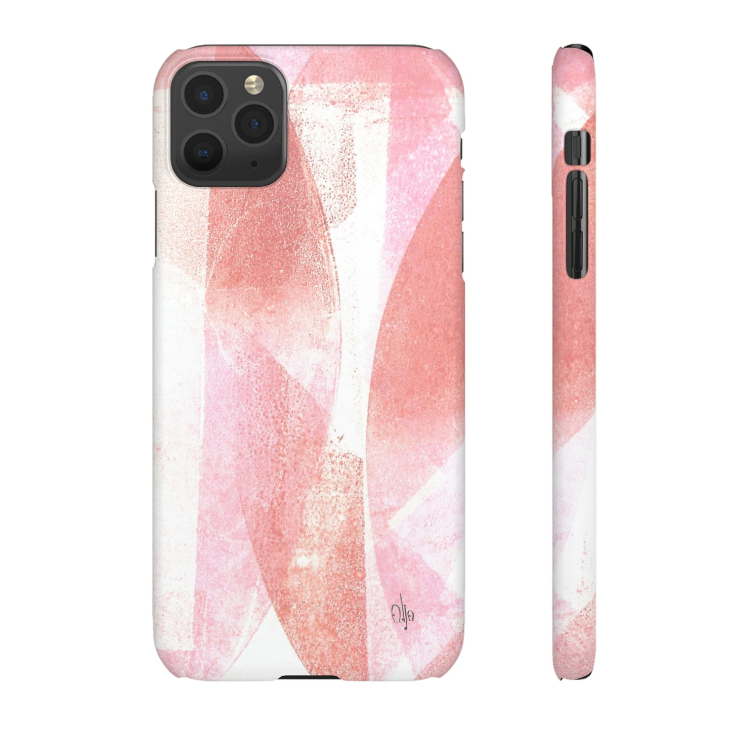 iPhone Samsung Galaxy Pixel5G Snap Case Phone Case Red Glass