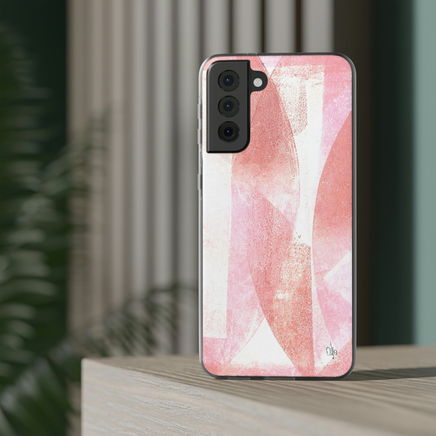 iPhone and Samsung Galaxy Flexi Phone Case Red Glass - Alja Design