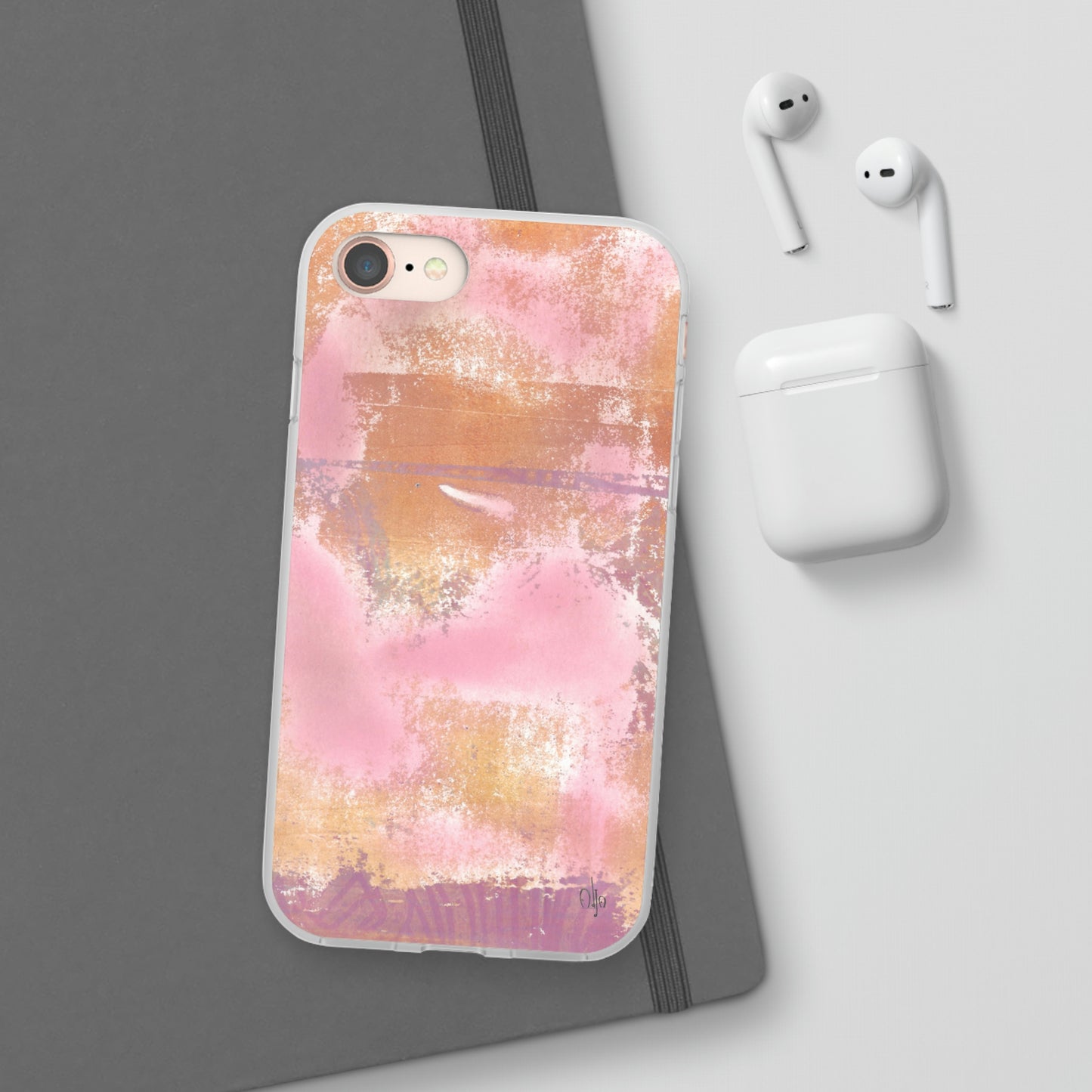iPhone and Samsung Galaxy Flexi Phone Case Passionate Pink - Alja Design