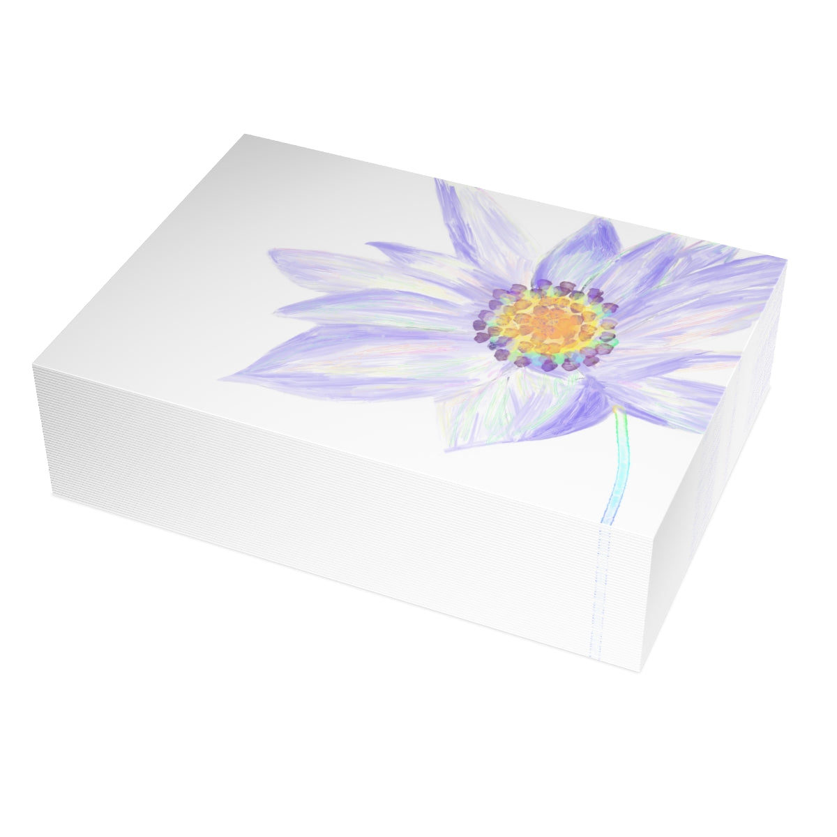 Clematis Folded Greeting Card