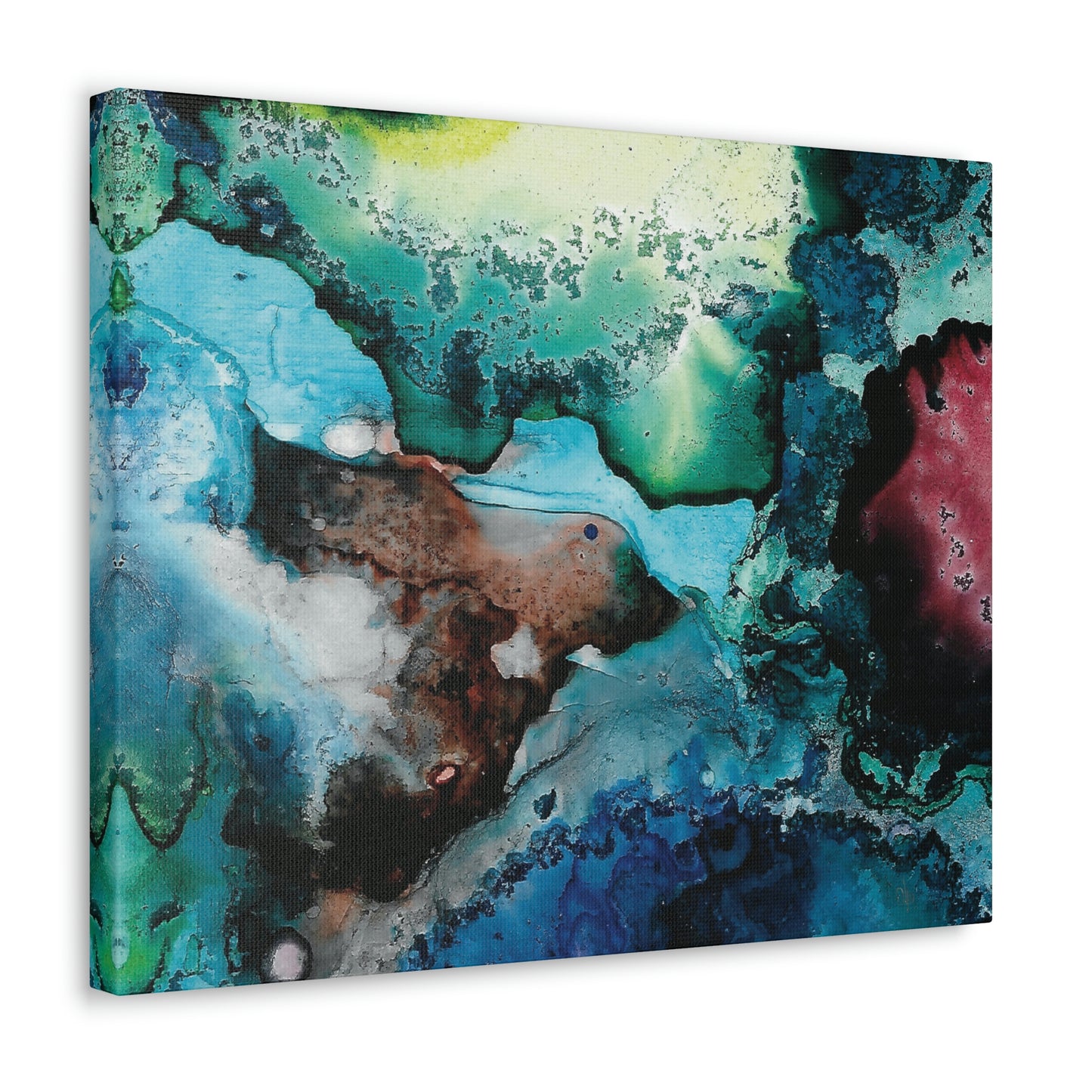 Inner Space 18 Canvas Print - Alja Design