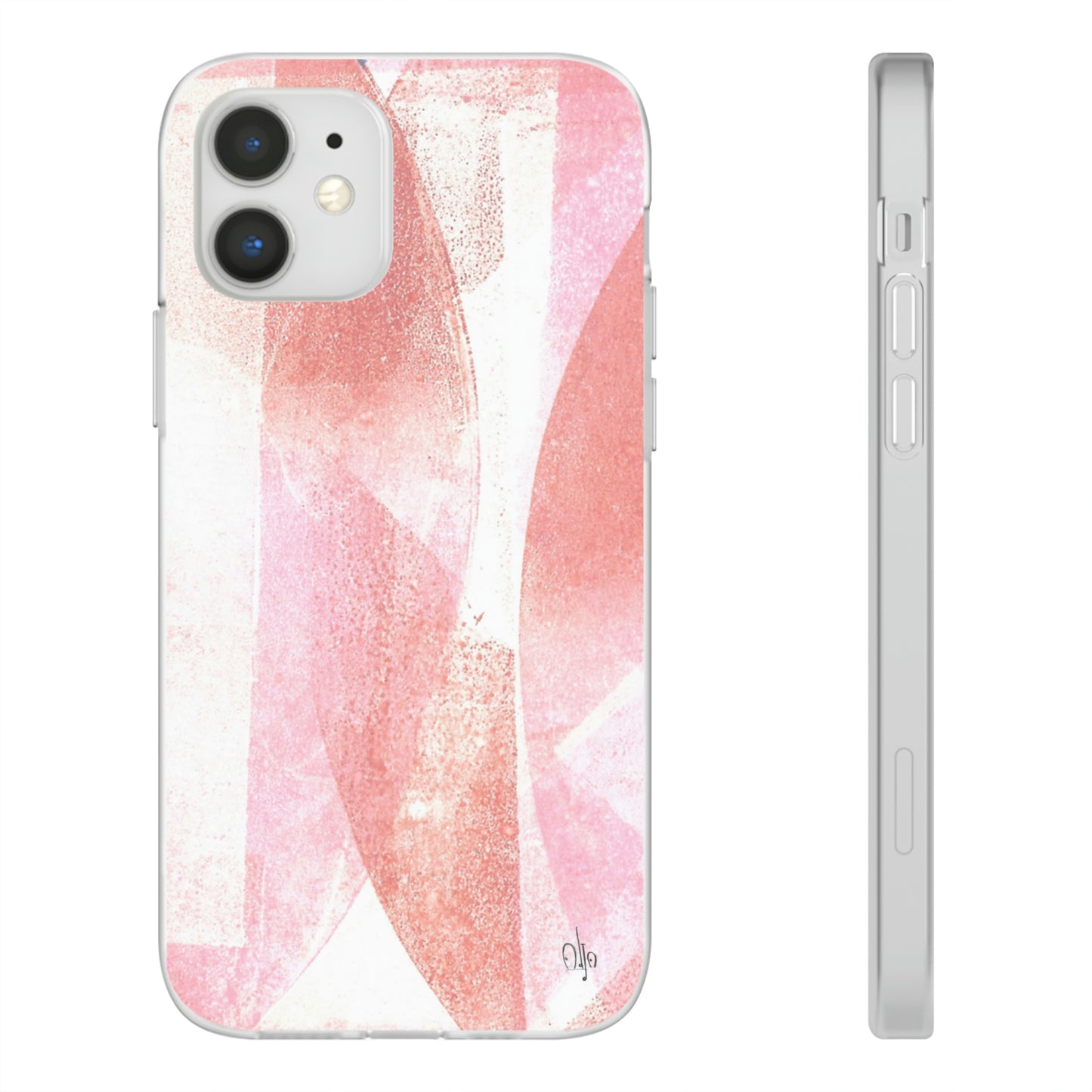 iPhone and Samsung Galaxy Flexi Phone Case Red Glass - Alja Design