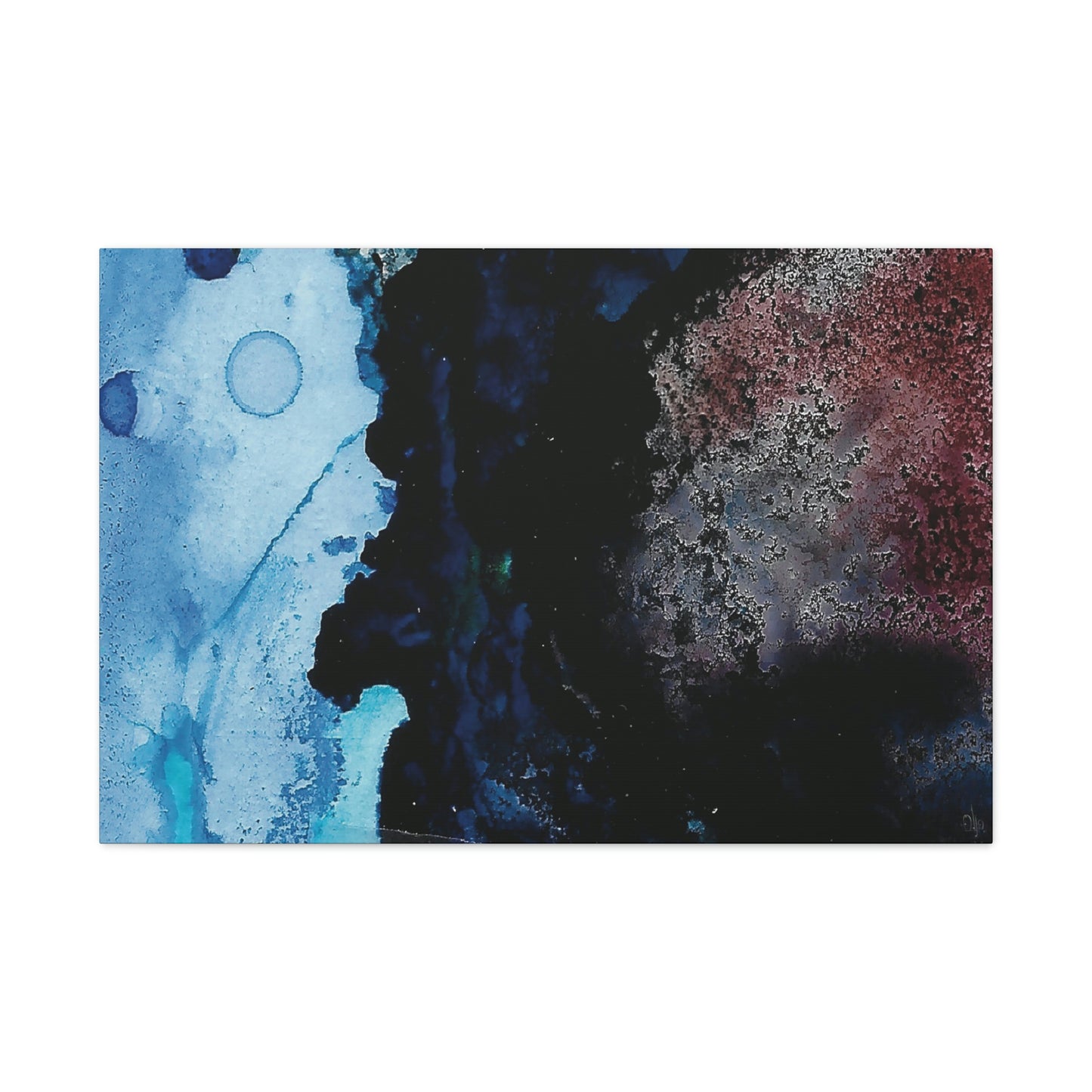 Inner Space 9 Canvas Print - Alja Design