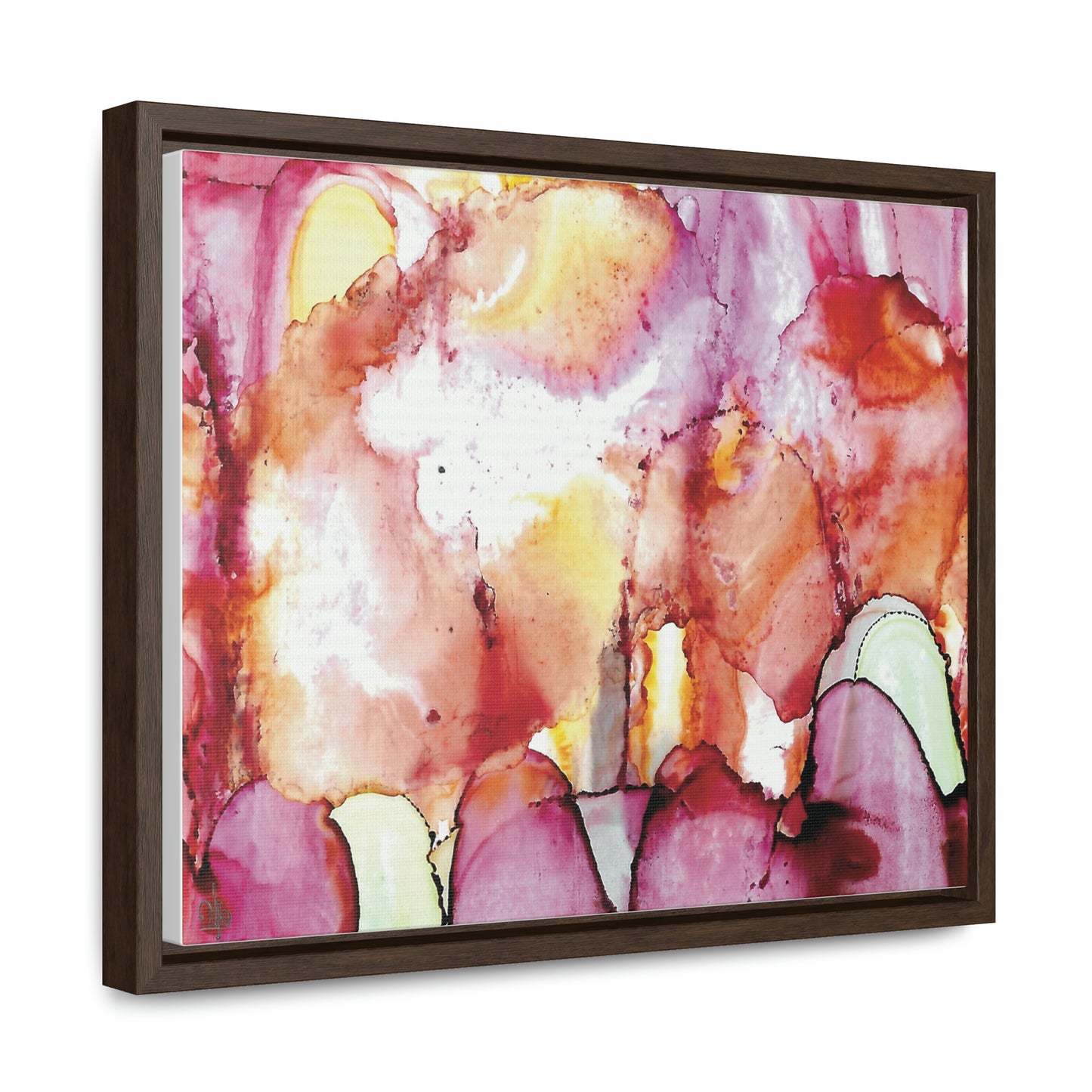 Off the Grid 12 Framed Canvas Print - Alja Design