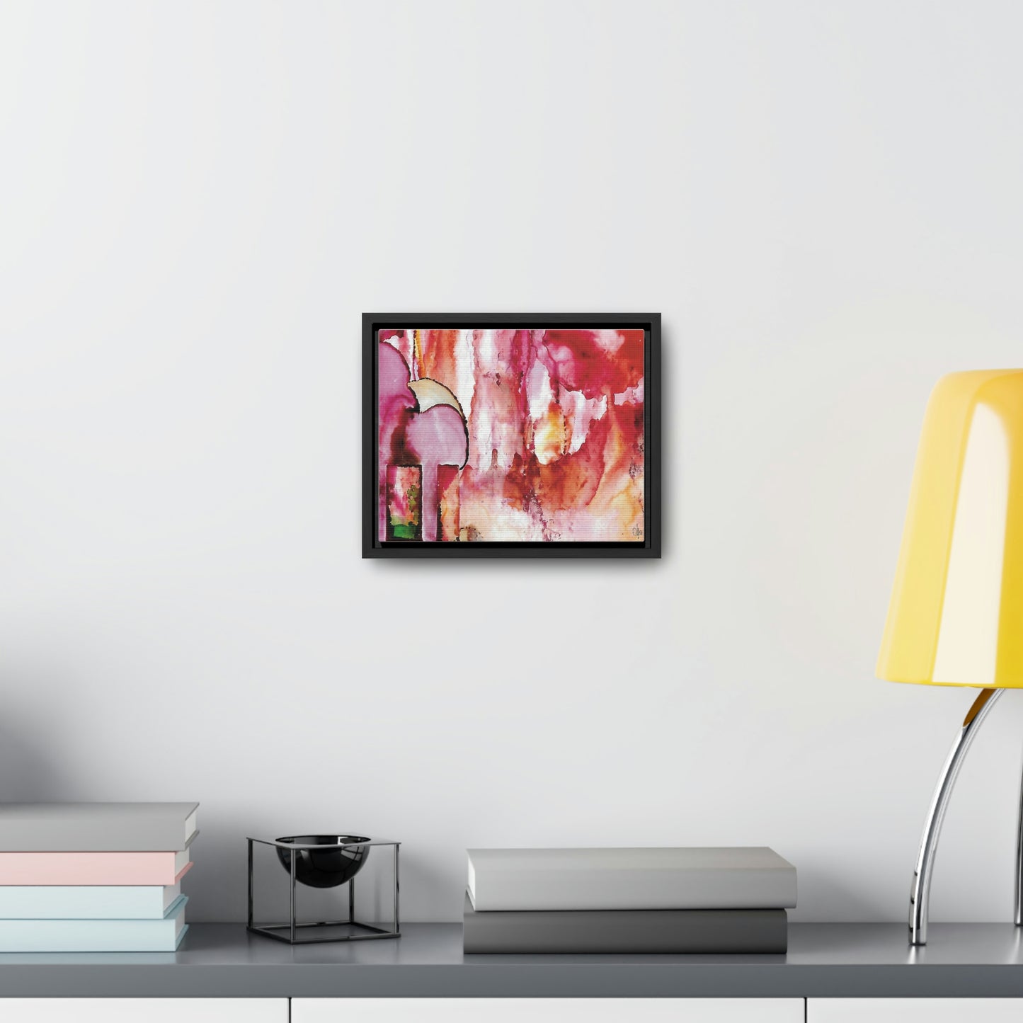 Off the Grid 6 Framed Canvas Print - Alja Design