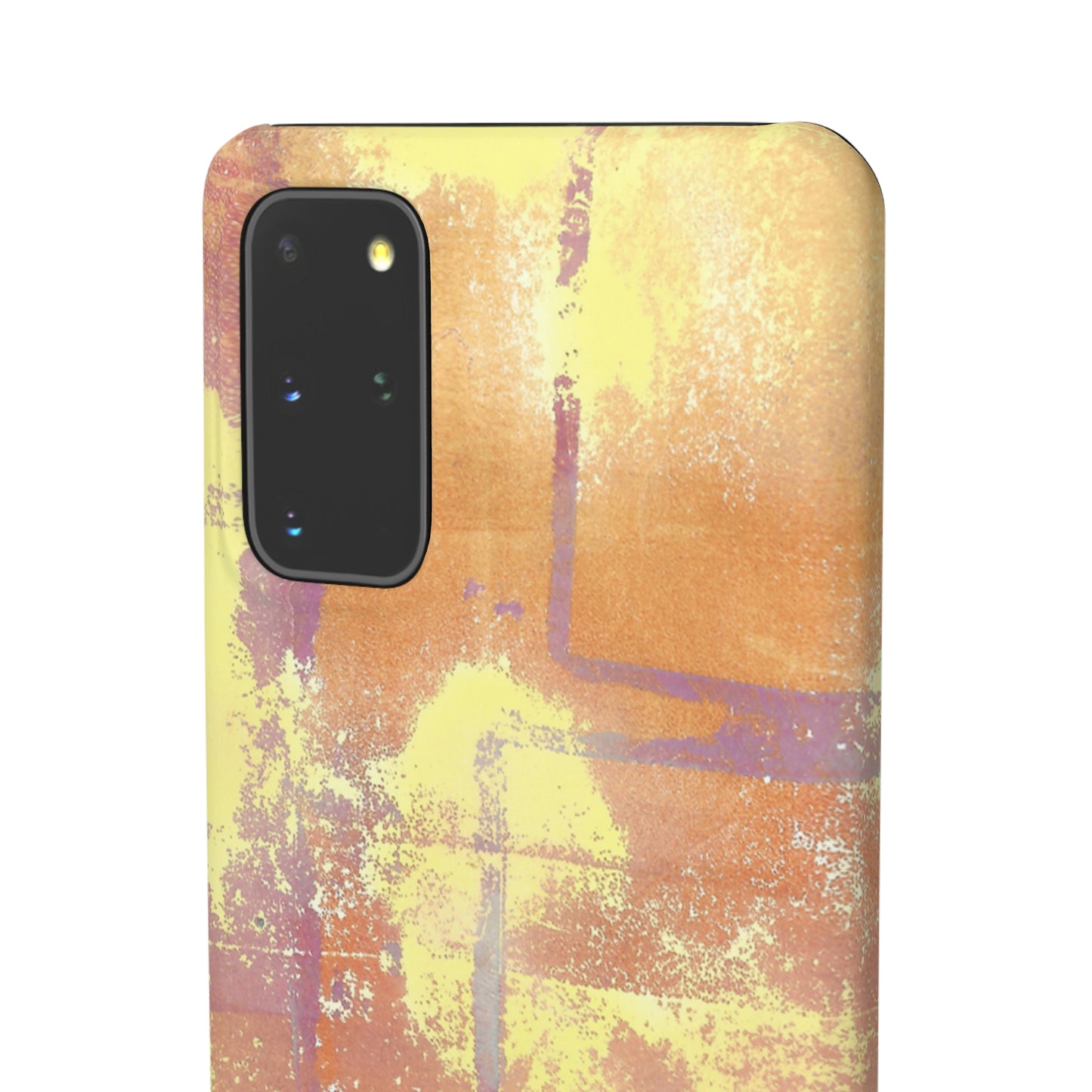 iPhone Samsung Galaxy Pixel5G Snap Case Phone Case Passionate Orange - Alja Design
