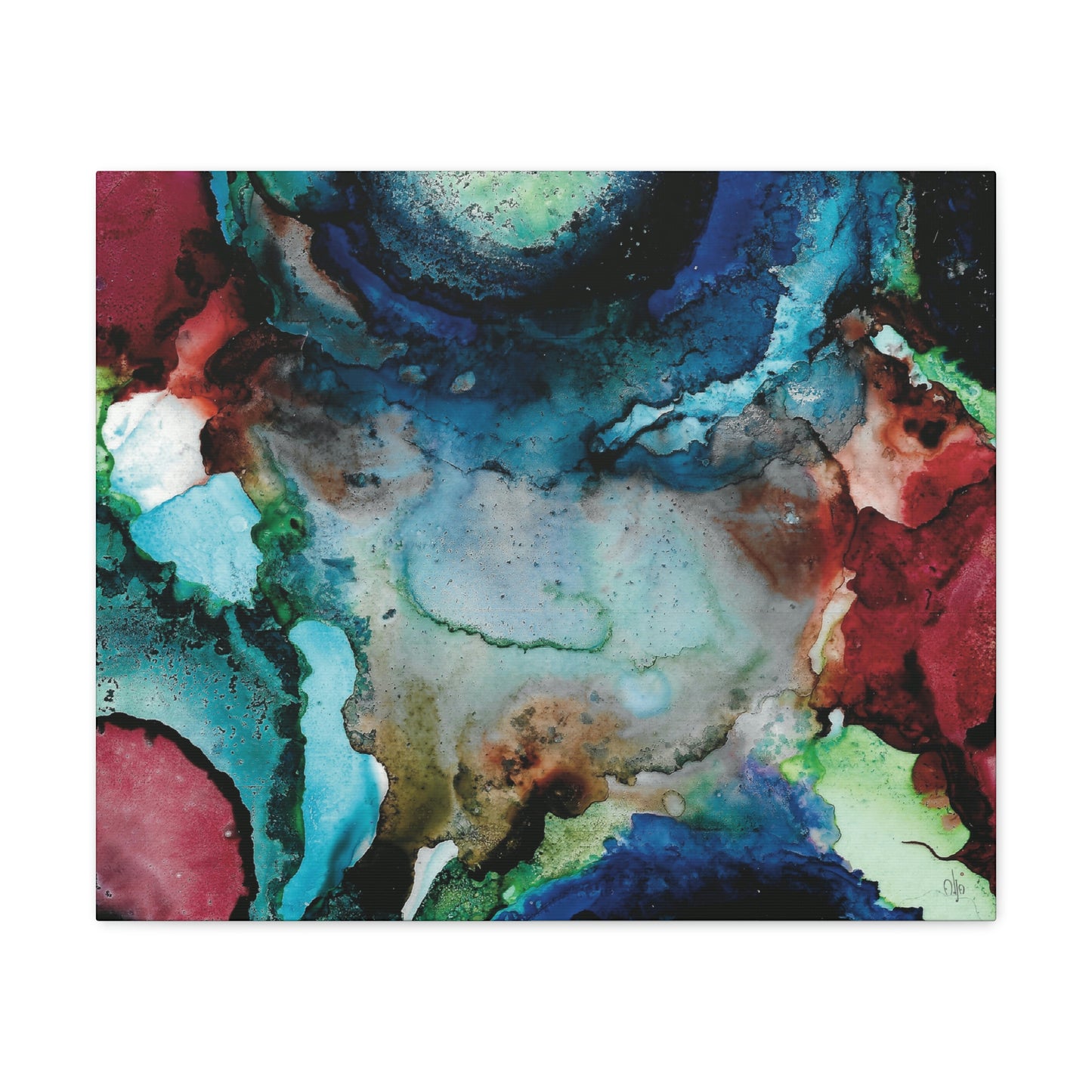 Inner Space 19 Canvas Print - Alja Design