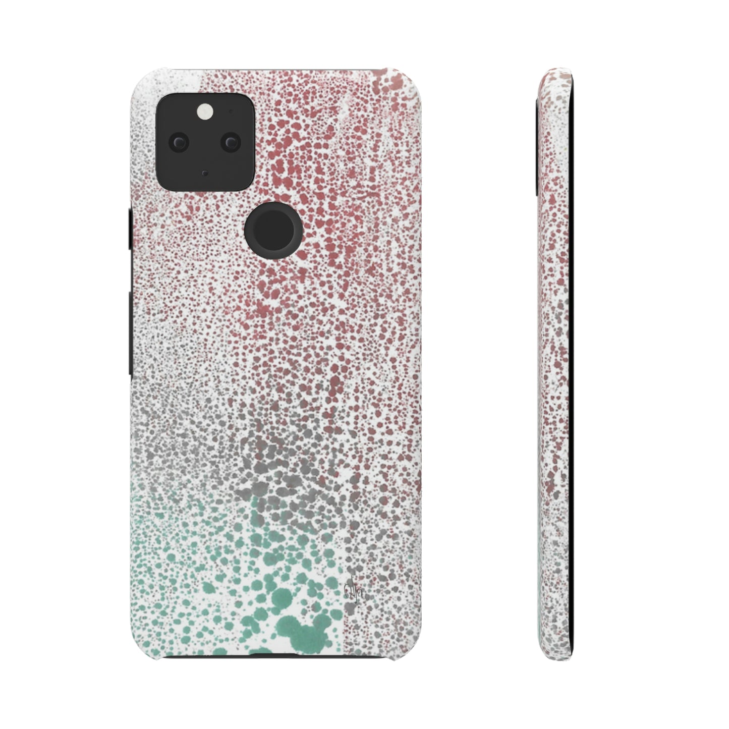 iPhone Samsung Galaxy Pixel5G Snap Case Phone Case Gradient Drip - Alja Design