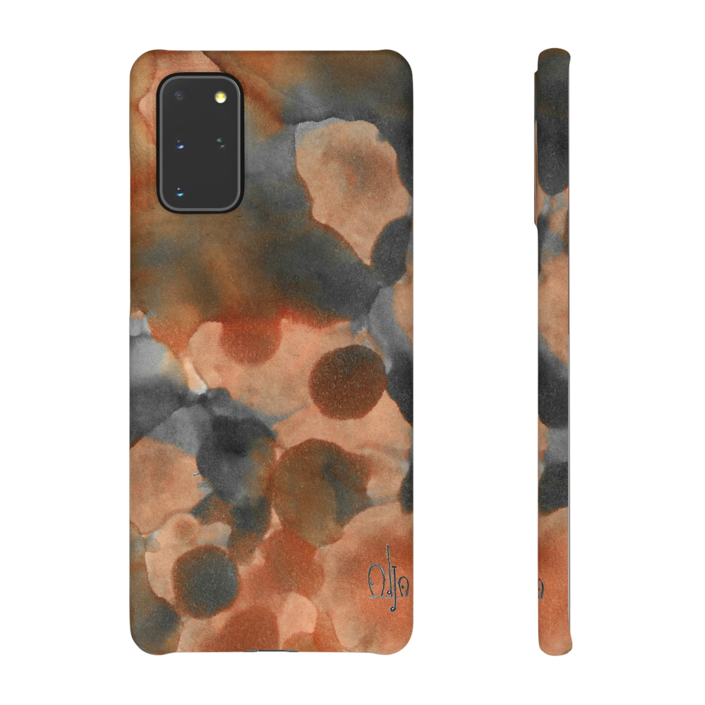 iPhone Samsung Galaxy Pixel5G Snap Case Phone Case Cool Magma - Alja Design