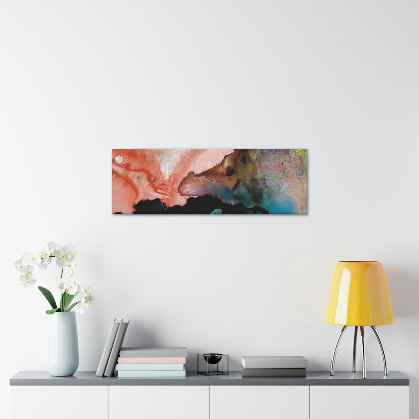 Inner Space 14 Canvas Print - Alja Design