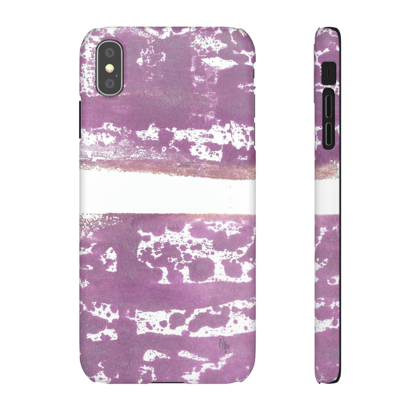 iPhone Samsung Galaxy Pixel5G Snap Case Phone Case Purple Horizon - Alja Design