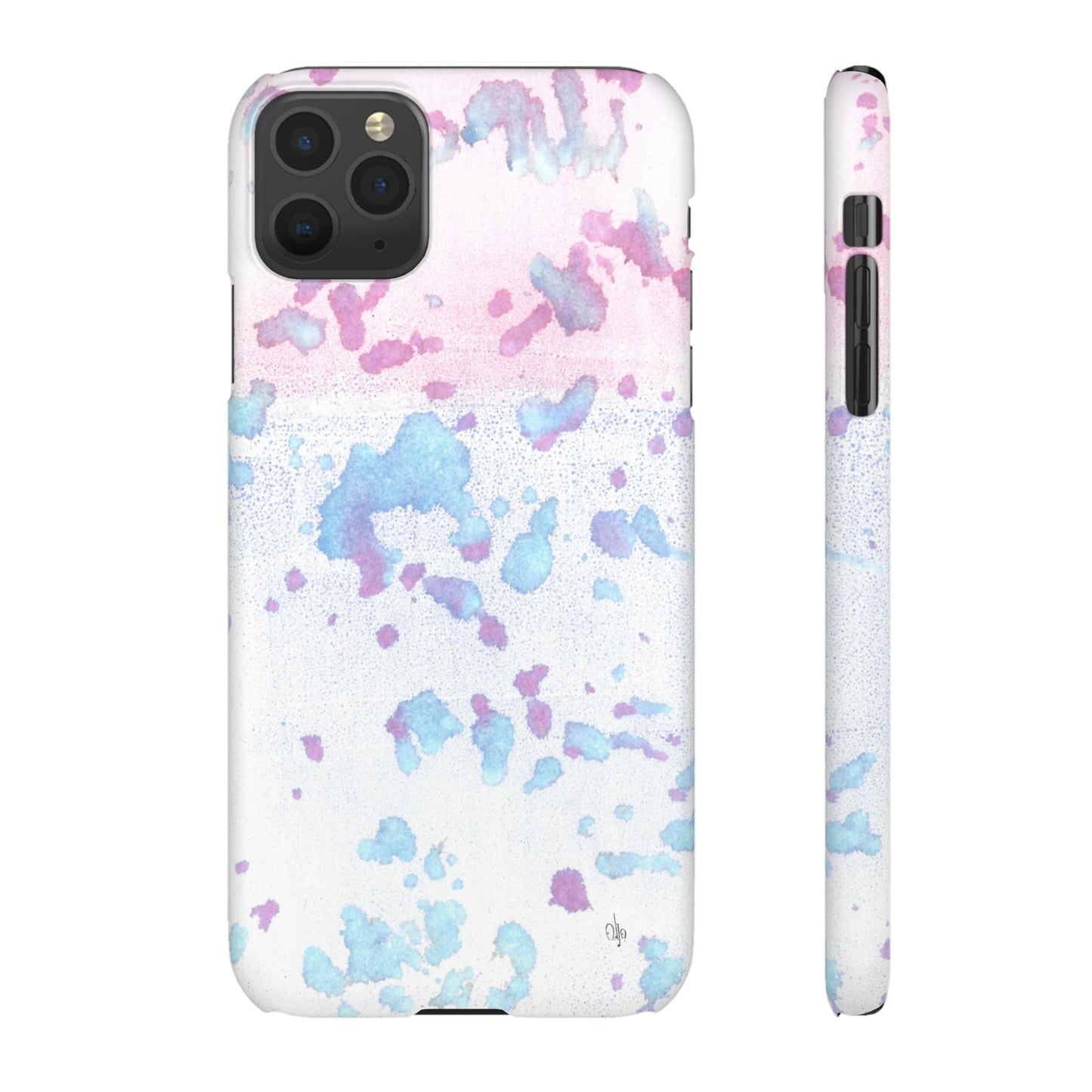 iPhone Samsung Galaxy Pixel5G Snap Case Phone Case Mineral Splashes - Alja Design