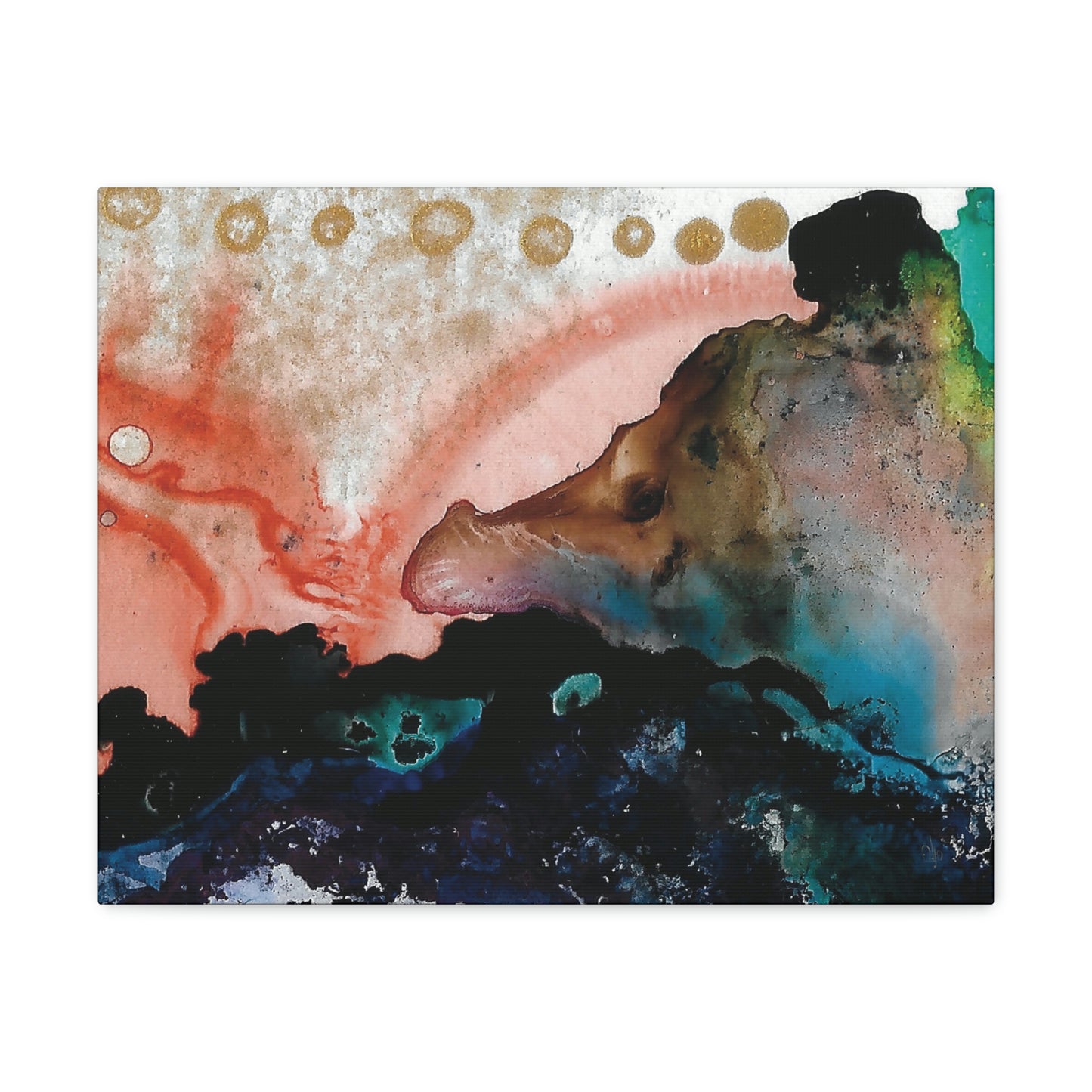 Inner Space 14 Canvas Print - Alja Design