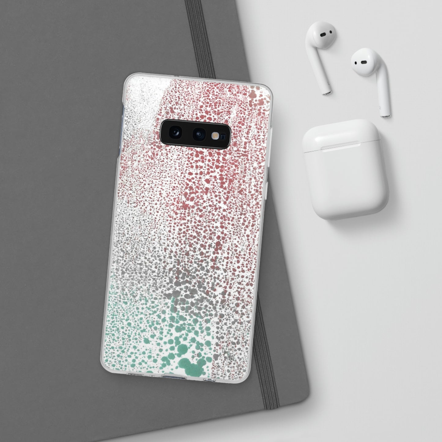 iPhone and Samsung Galaxy Flexi Phone Case Gradient Drip - Alja Design